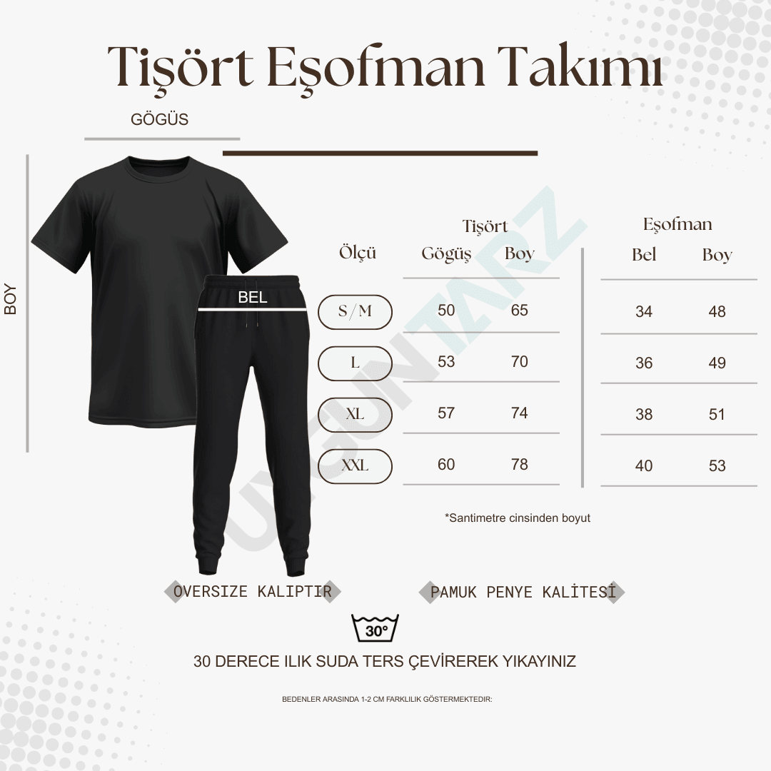 Unisex Pırlantalı Kadın Portresi Tasarım Basklı Tshirt Eşofman Takımı