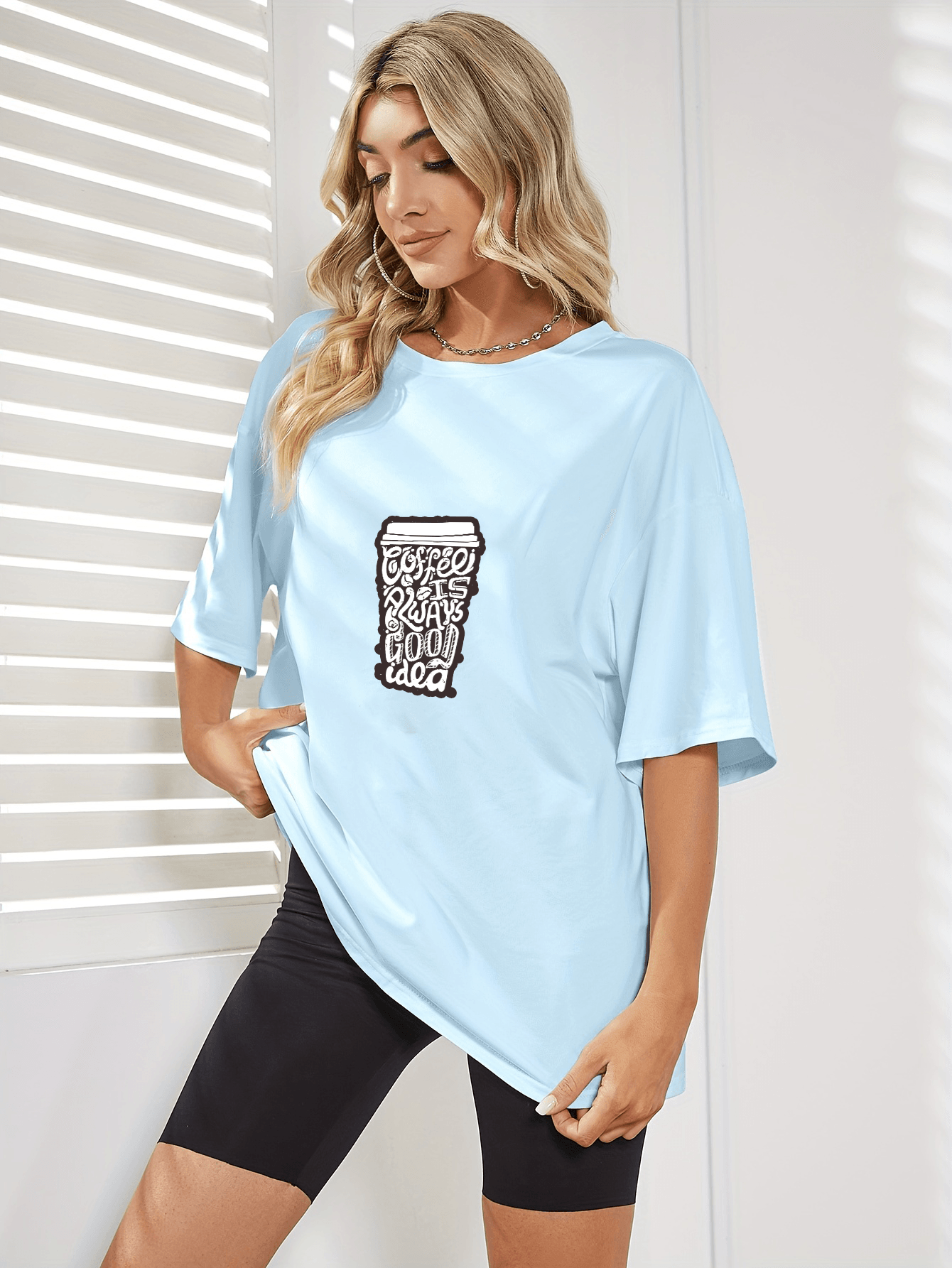Unisex Kahve Severlere Özel Tasarım Basklı Tshirt