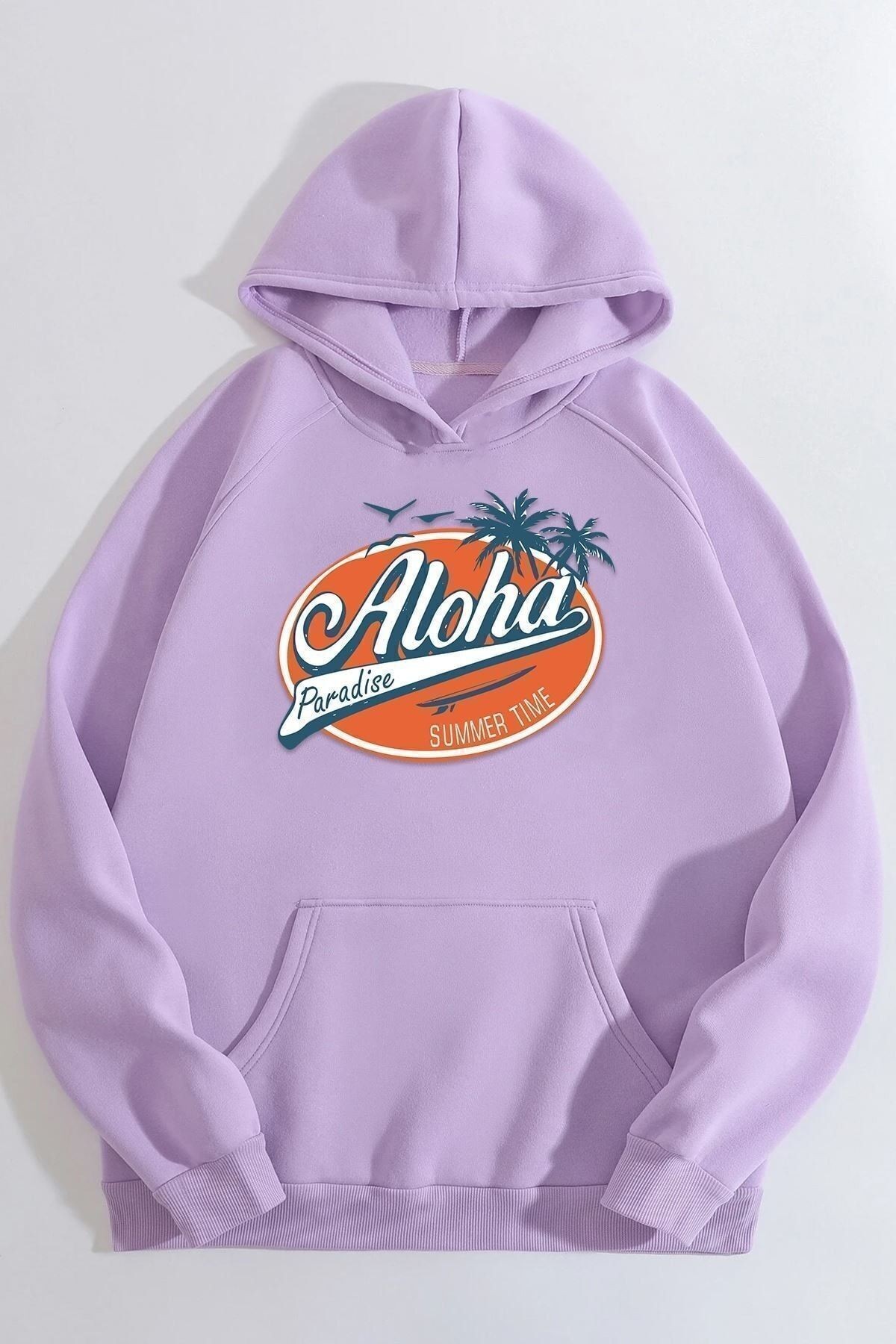 Aloha Baskılı Sweatshirt