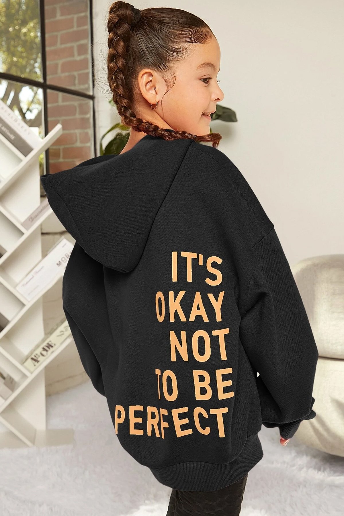 Çocuk It's Okay Baskılı Sweatshirt