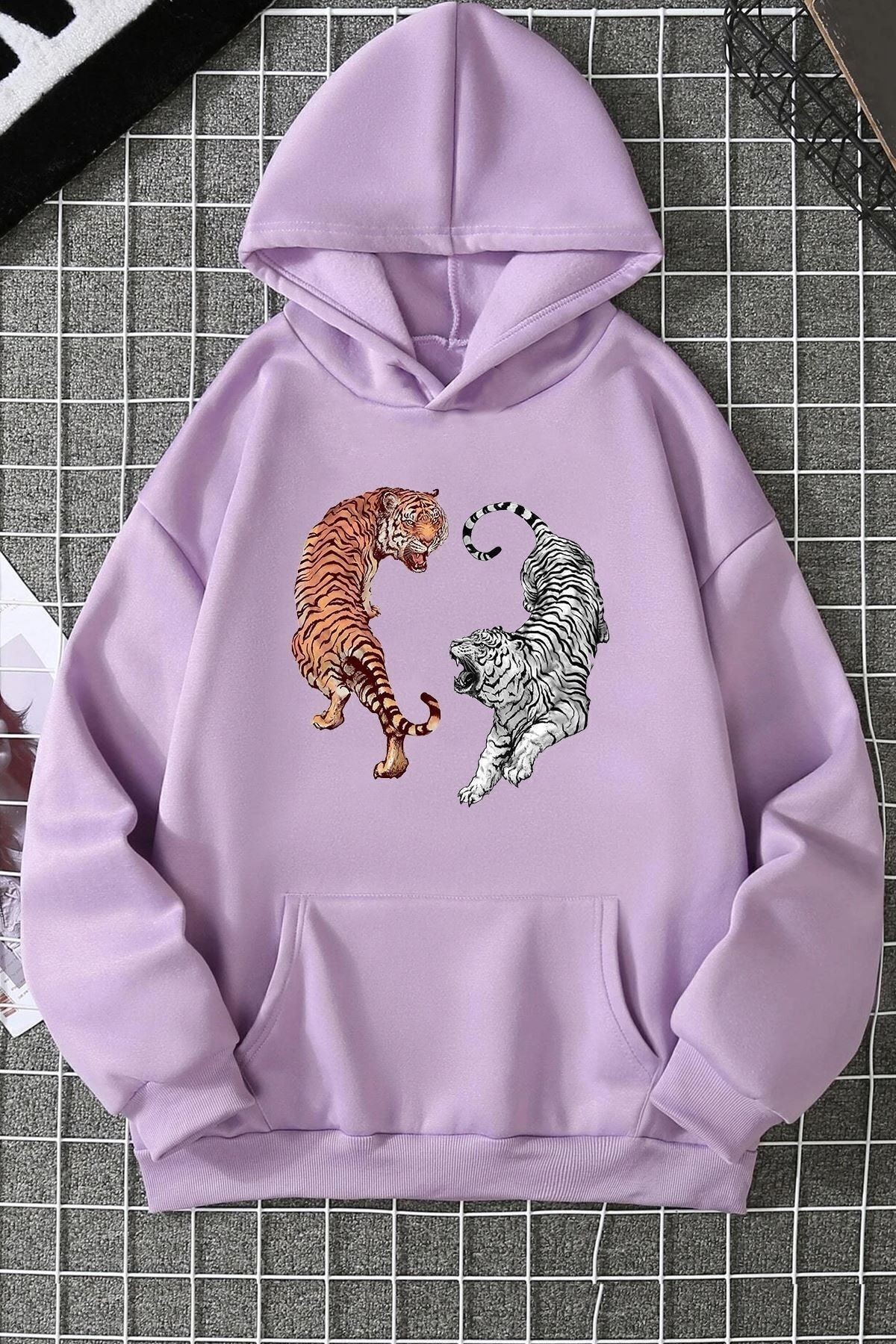 Tiger Baskılı Sweatshirt