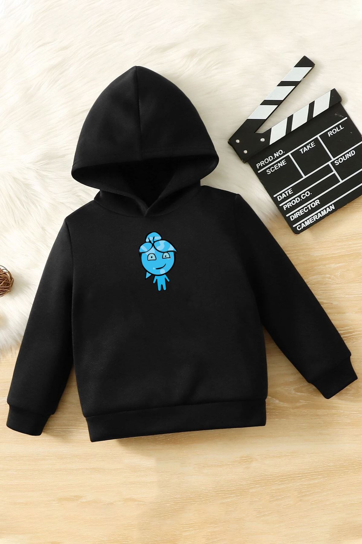 Çocuk Su Baskılı Sweatshirt