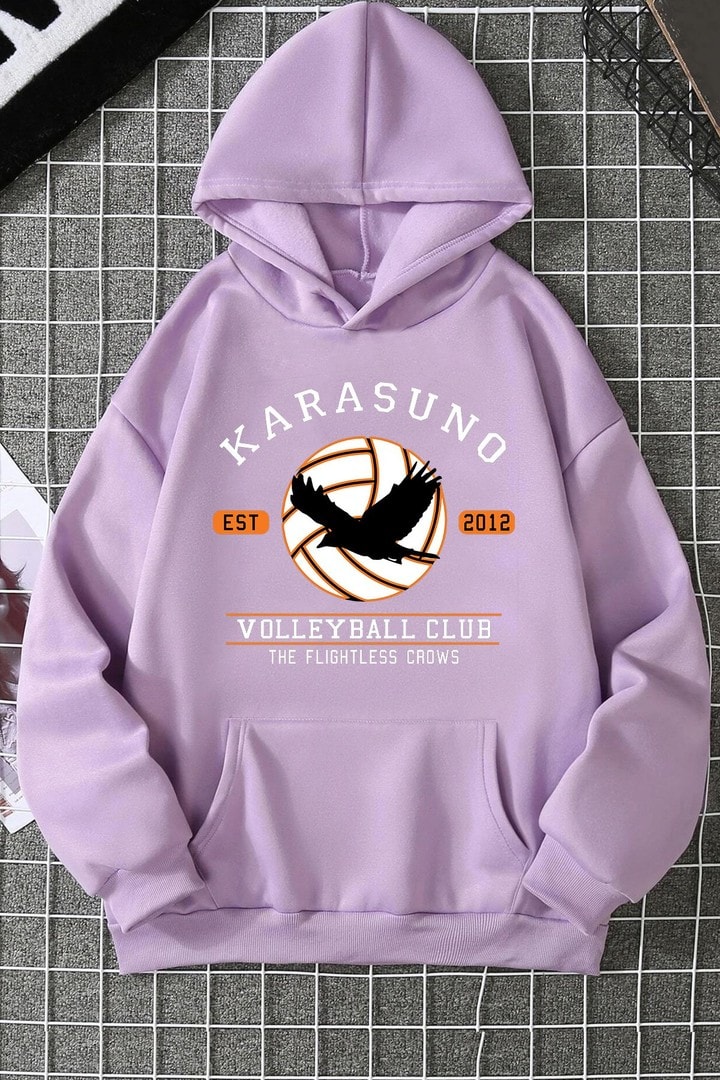 Karasuno Baskılı Sweatshirt