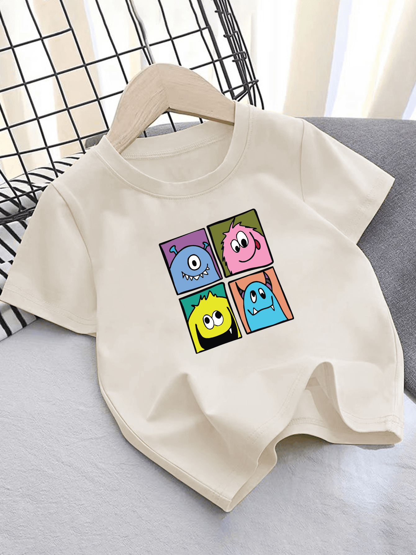 Çocuk Canavarlar Baskılı Tasarım Tshirt