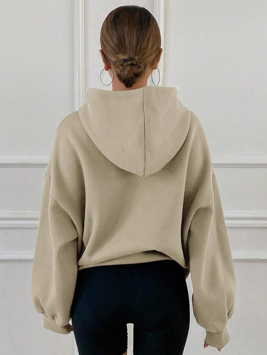 Unisex Minik Kurdele Baskılı Oversize Sweatshirt