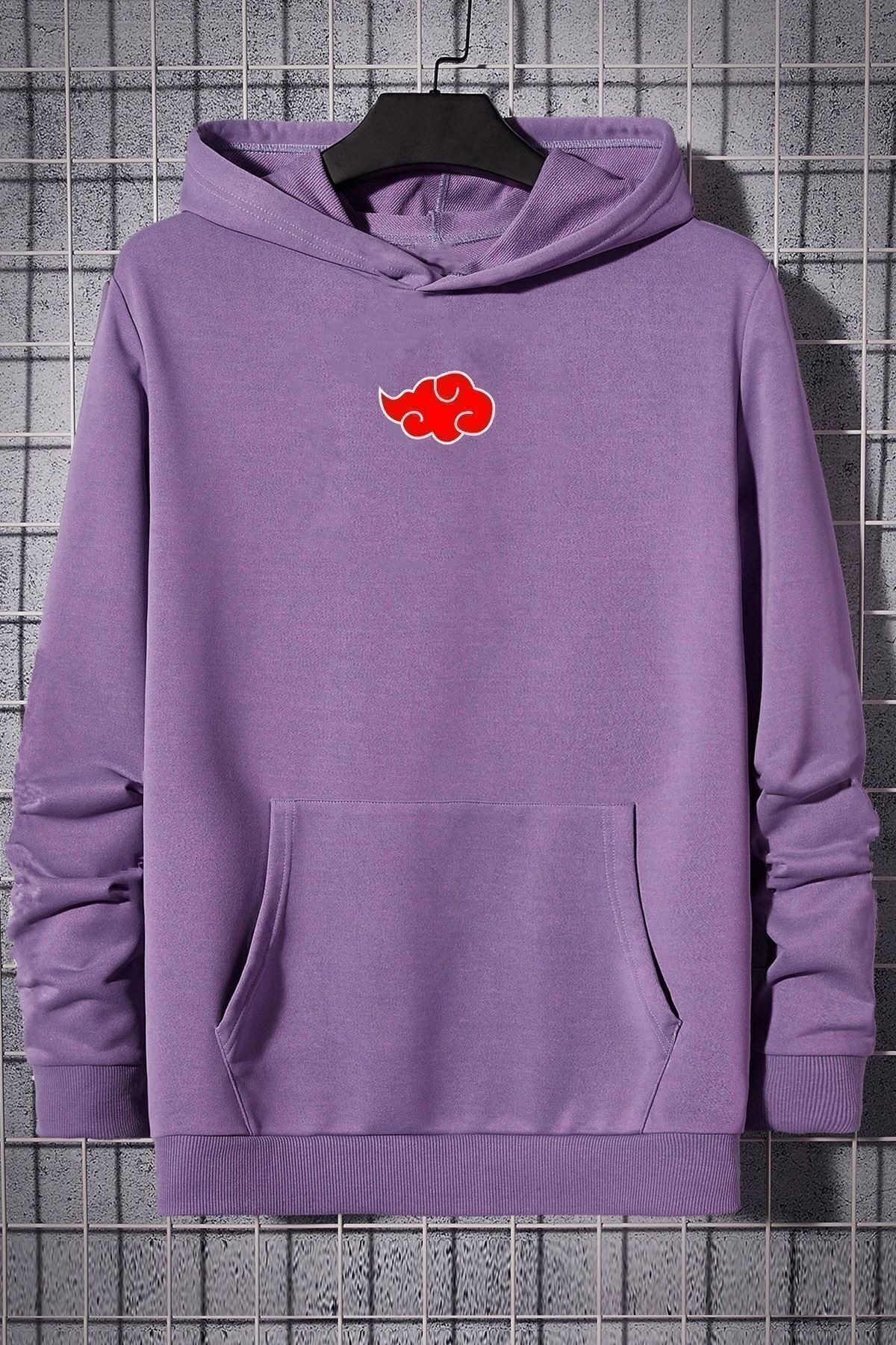 Ninja Akatsuki Sırt Baskılı Sweatshirt