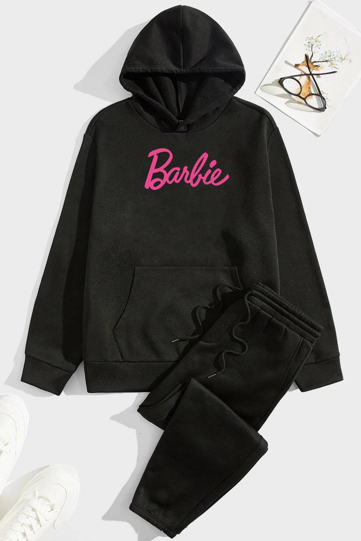 Unisex Barbie Baskılı Eşofman Takımı