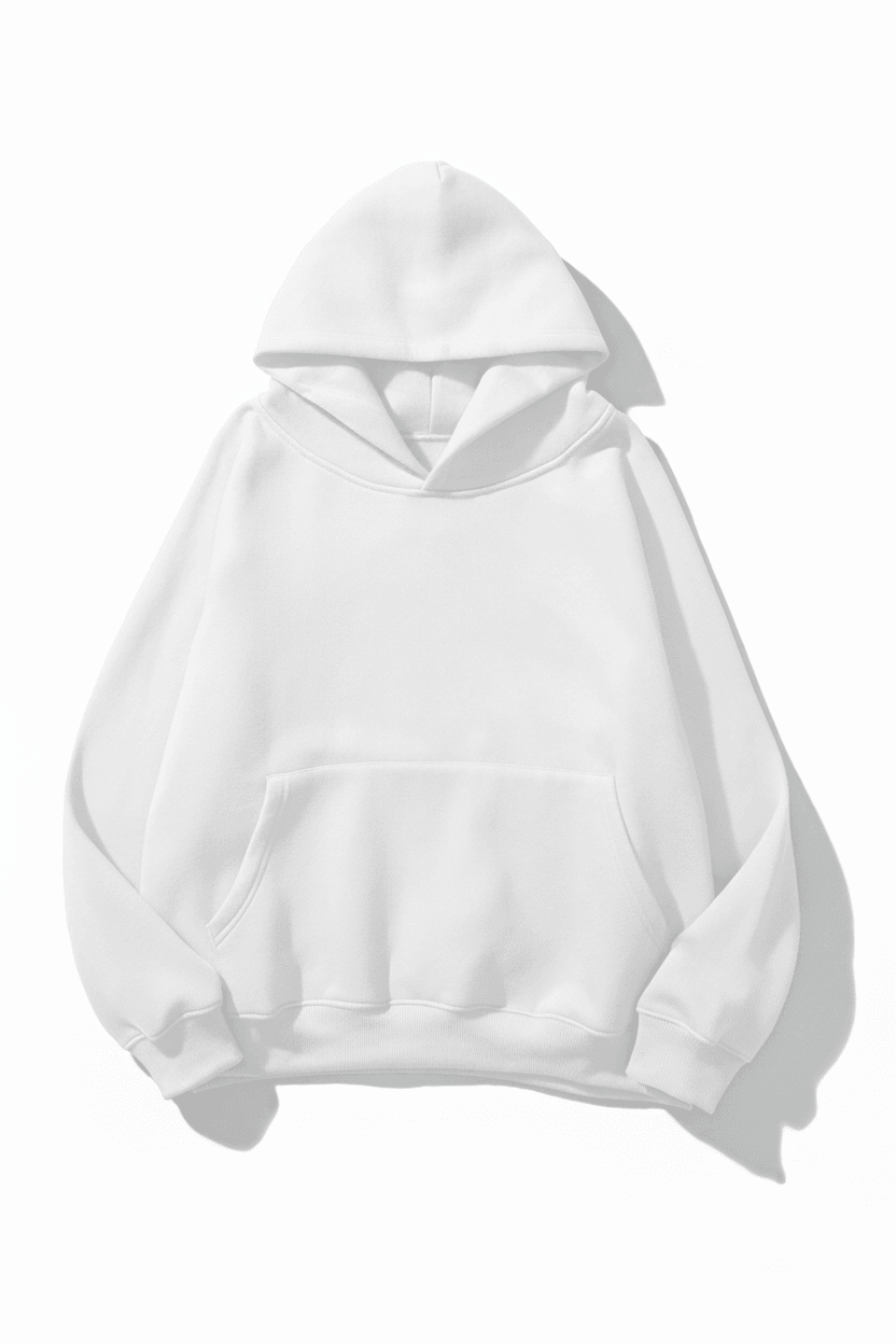Unisex Yumuşak Dokulu Düz 3 İplik Oversize Sweatshirt – Sade ve Modern Görünüm
