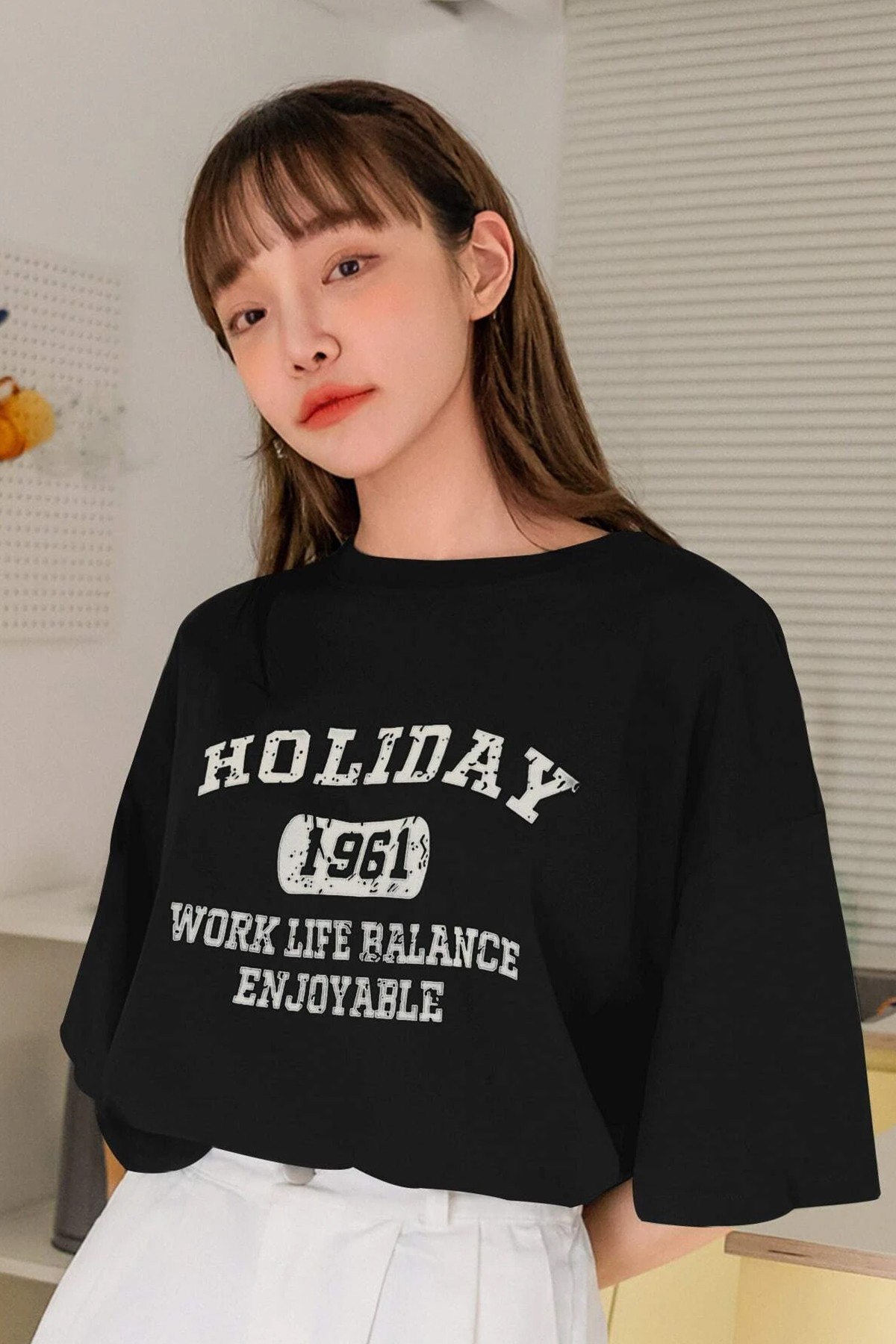 Unisex Holiday Baskılı Tasarım Tshirt