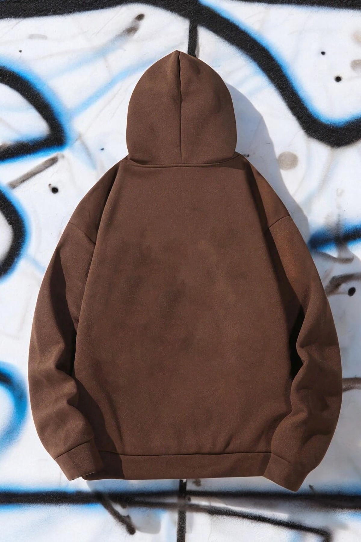 Poster Baskılı Unisex Oversize Sweatshirt