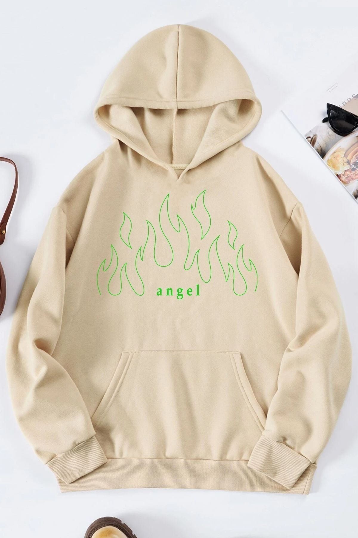 Green Angel Fire Sweatshirt