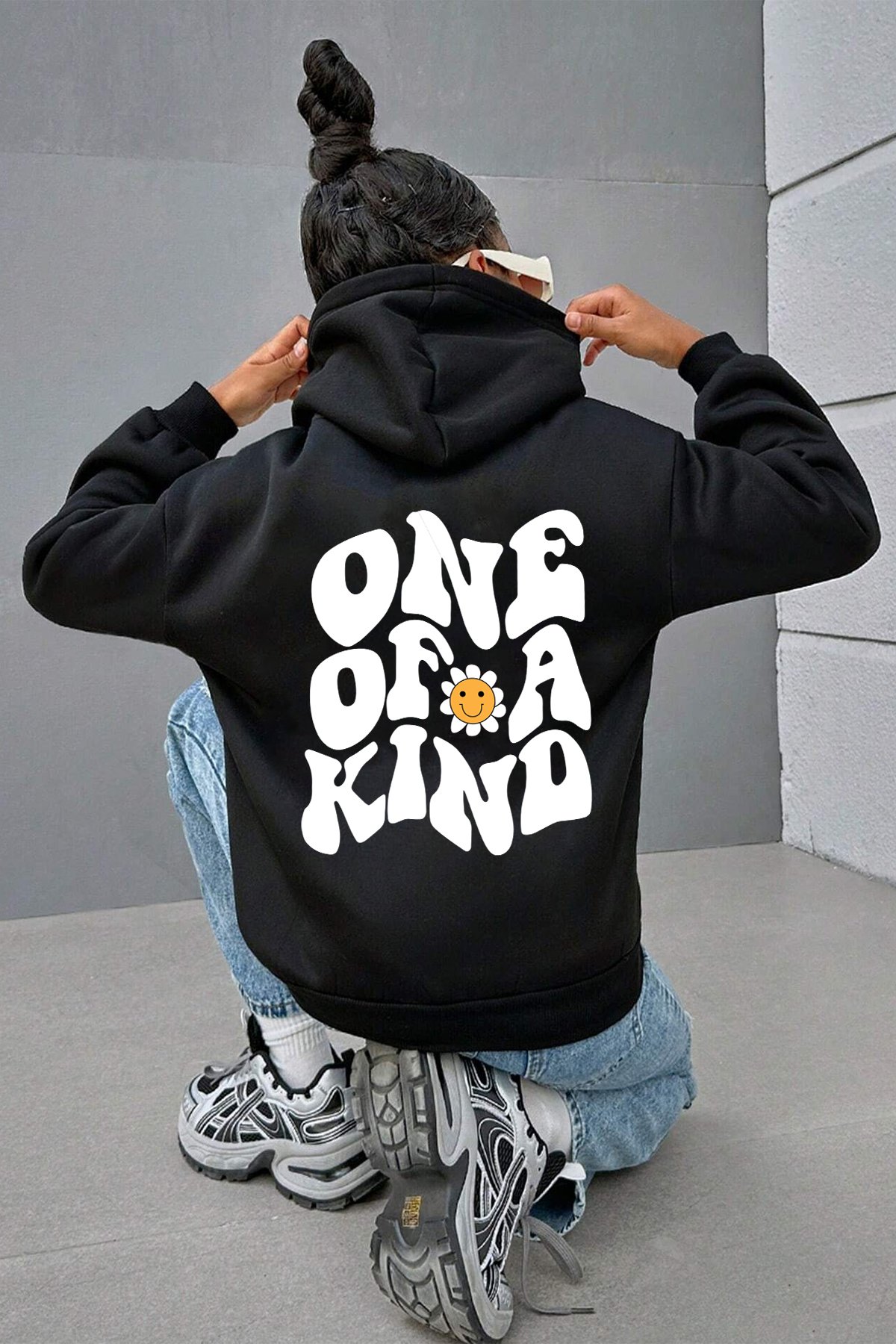 One Of a Kind Baskılı Erkek - Kız Çocuk Rahat Kalıp Sweatshirt