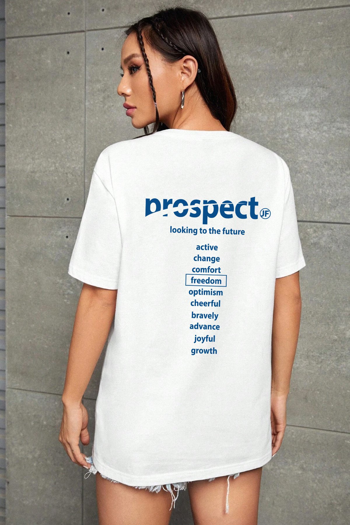 Unisex Prospect Baskılı Tasarım Tshirt