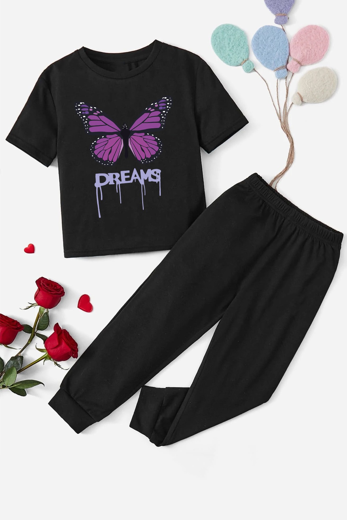 Çocuk Dream Butterfly Alt - Üst Eşofman Takımı