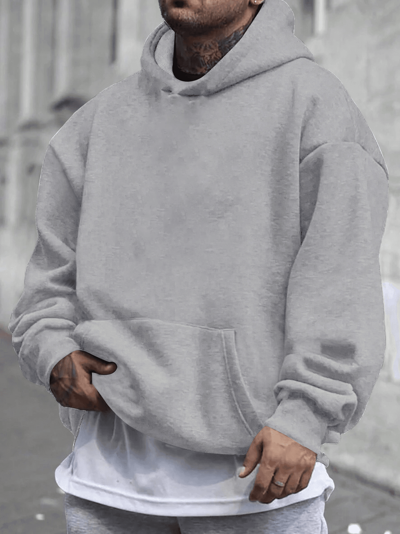 Unisex Pew Pew Karikatur Baskılı Tasarım Oversize Sweatshirt