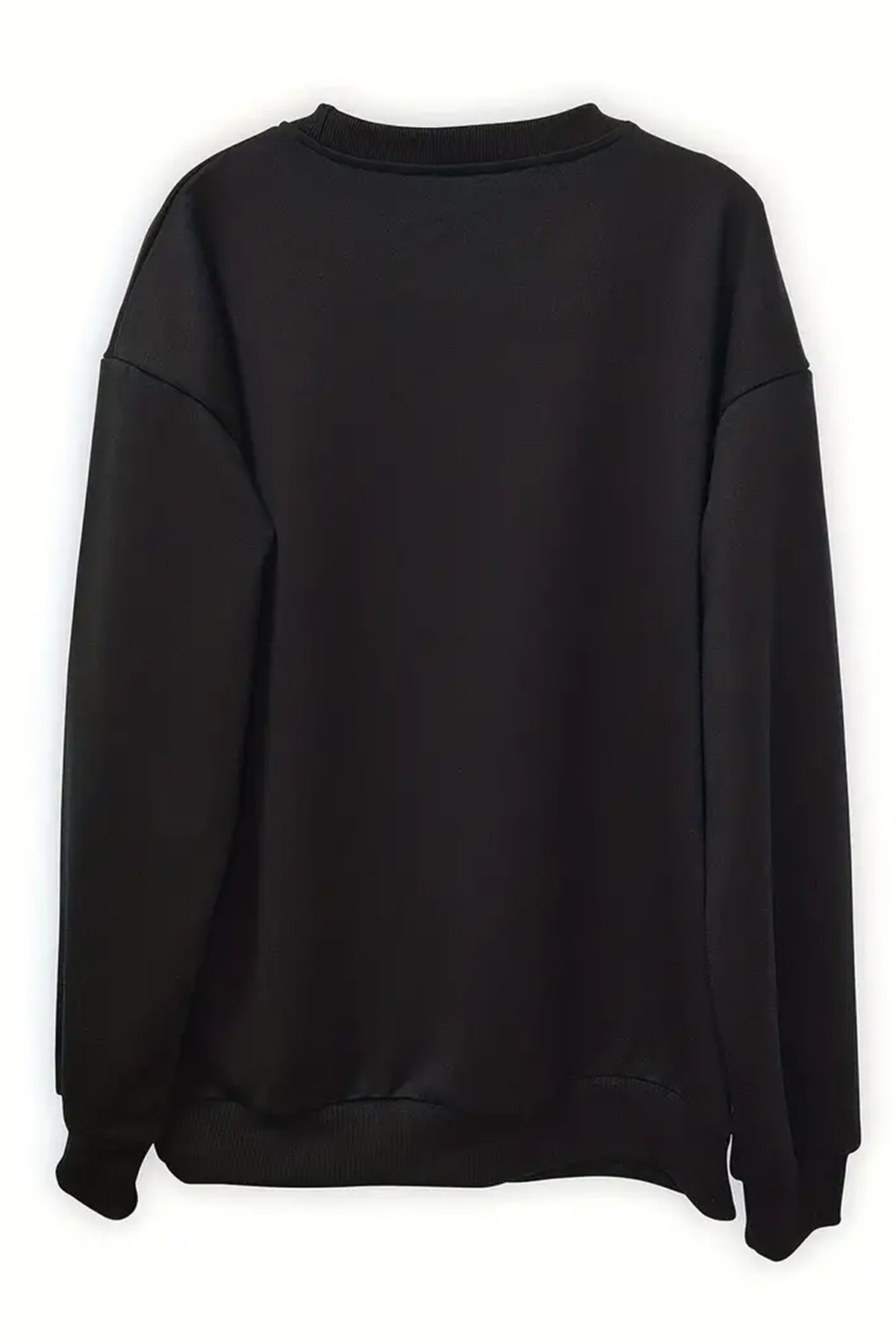 Korku Karakterleri Baskılı Unisex Oversize Sweatshirt