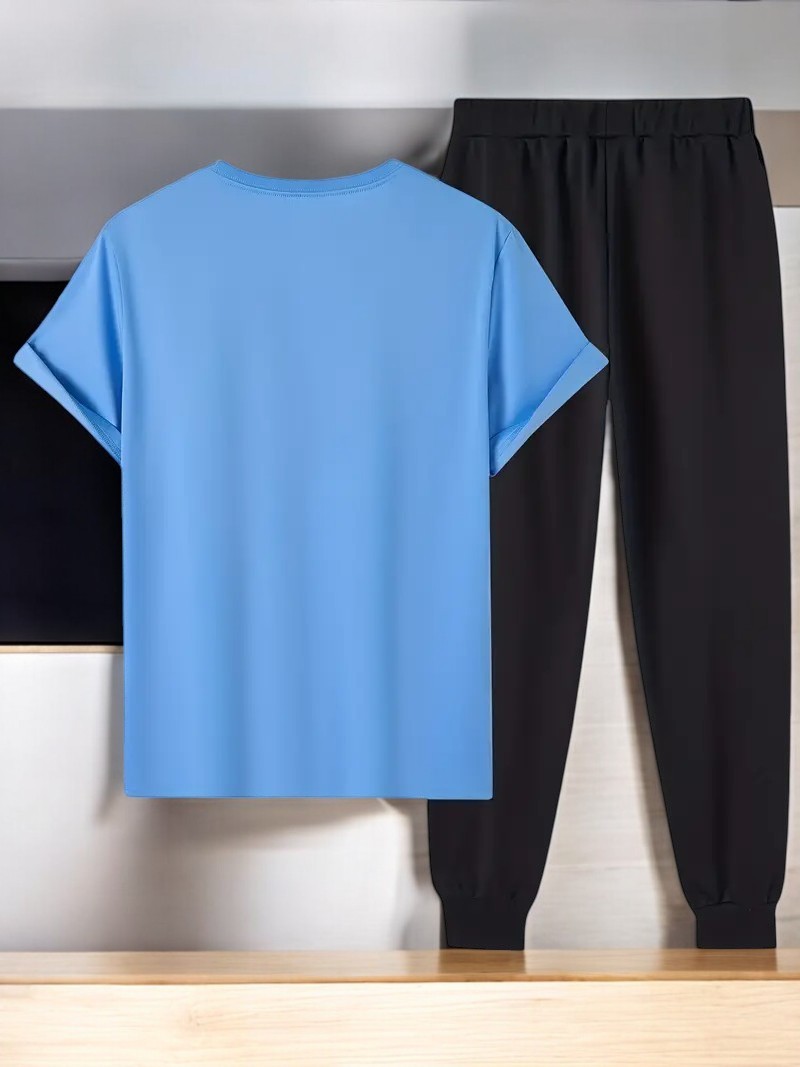 Unisex Dr: AYI Tasarım Basklı Tshirt Eşofman Takımı