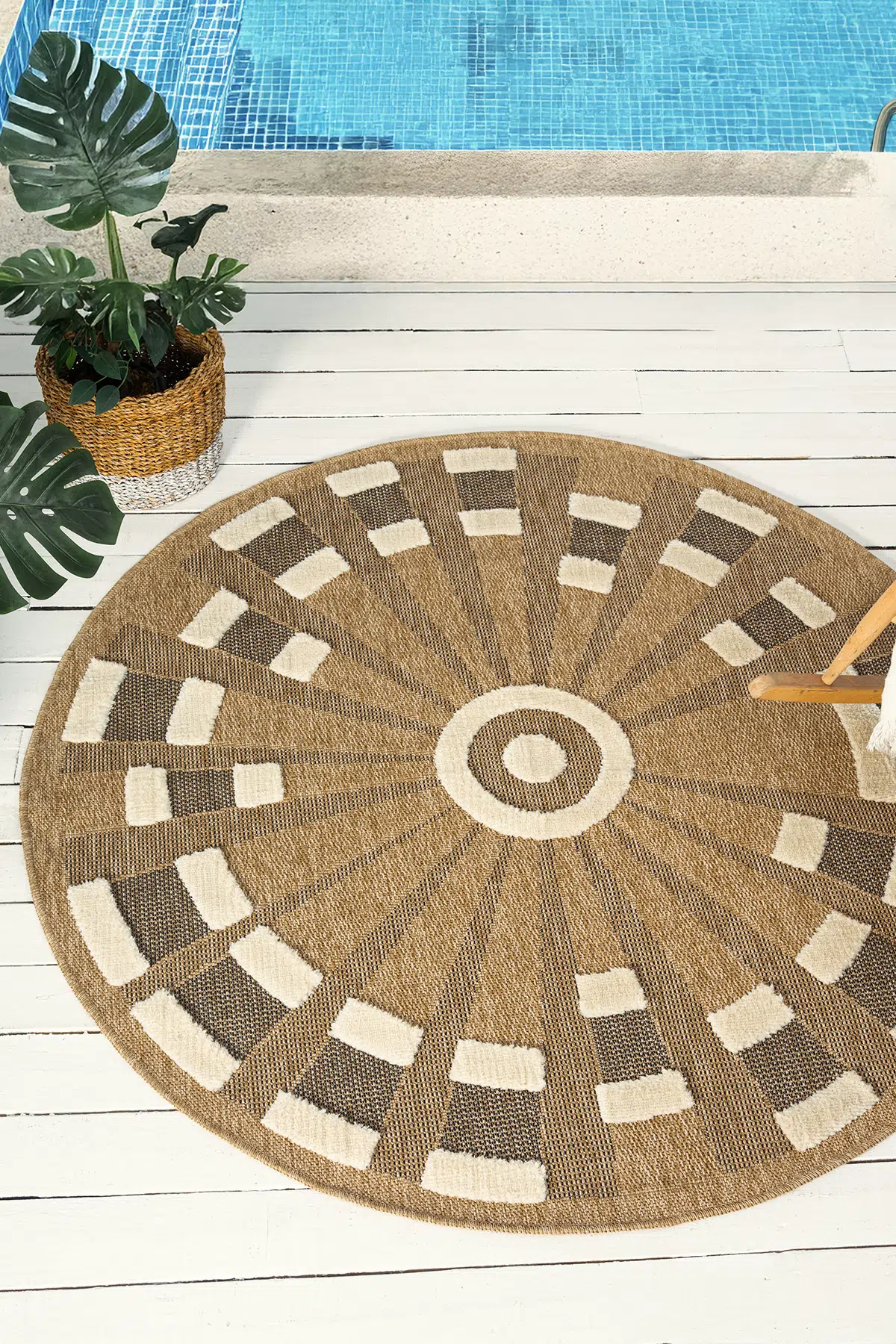 Marakeş 677 Siyah Yuvarlak