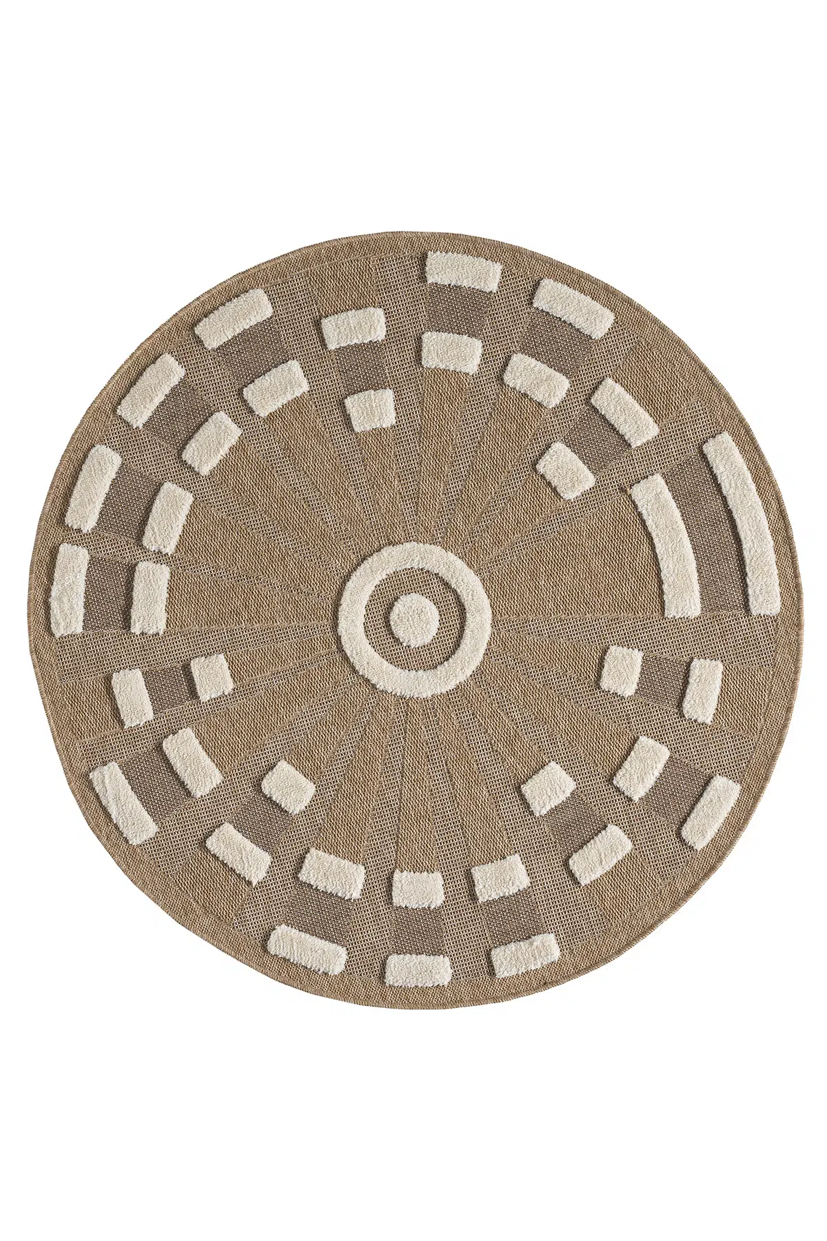 Marakeş 677 Kahve Yuvarlak