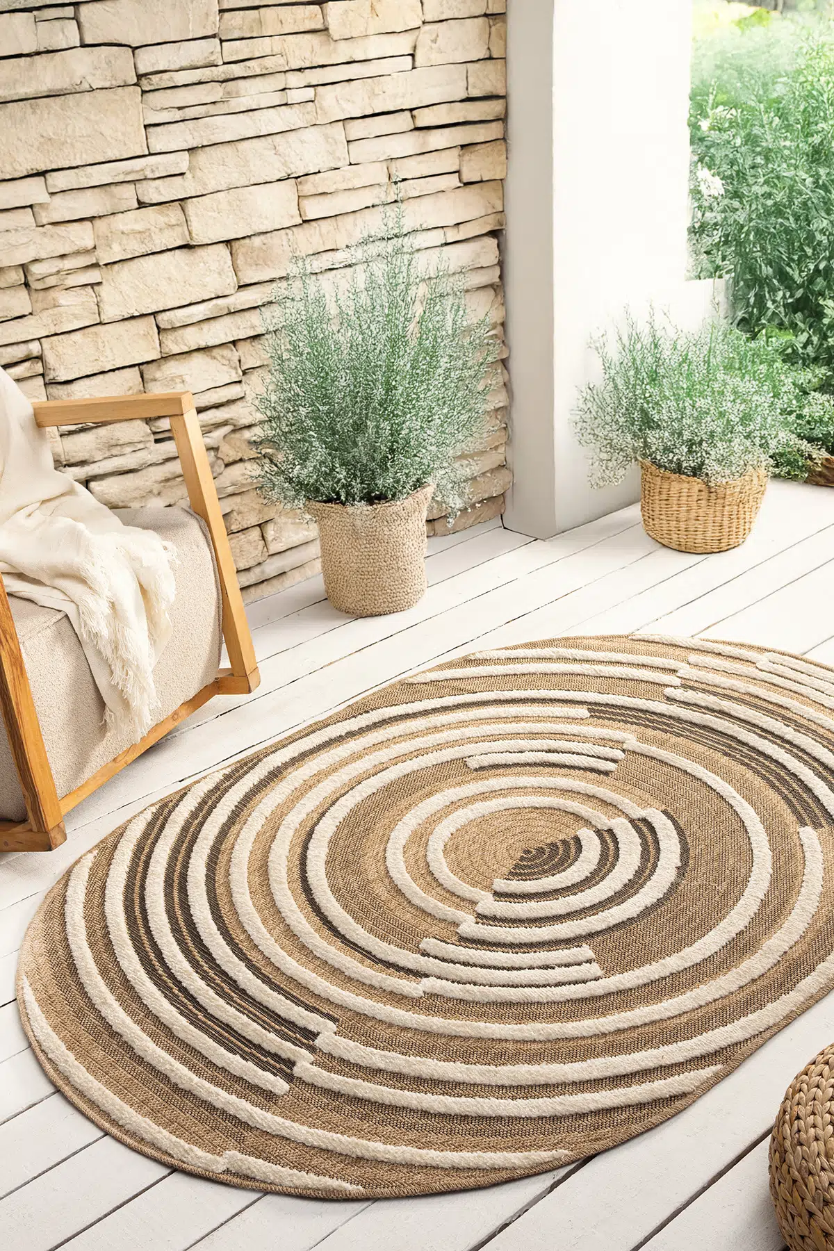 Marakeş 674 Siyah Oval