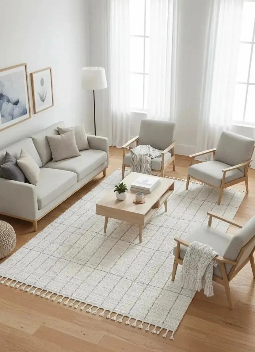 Koza Norway Halı – İskandinav Tarzı, Modern ve Sade