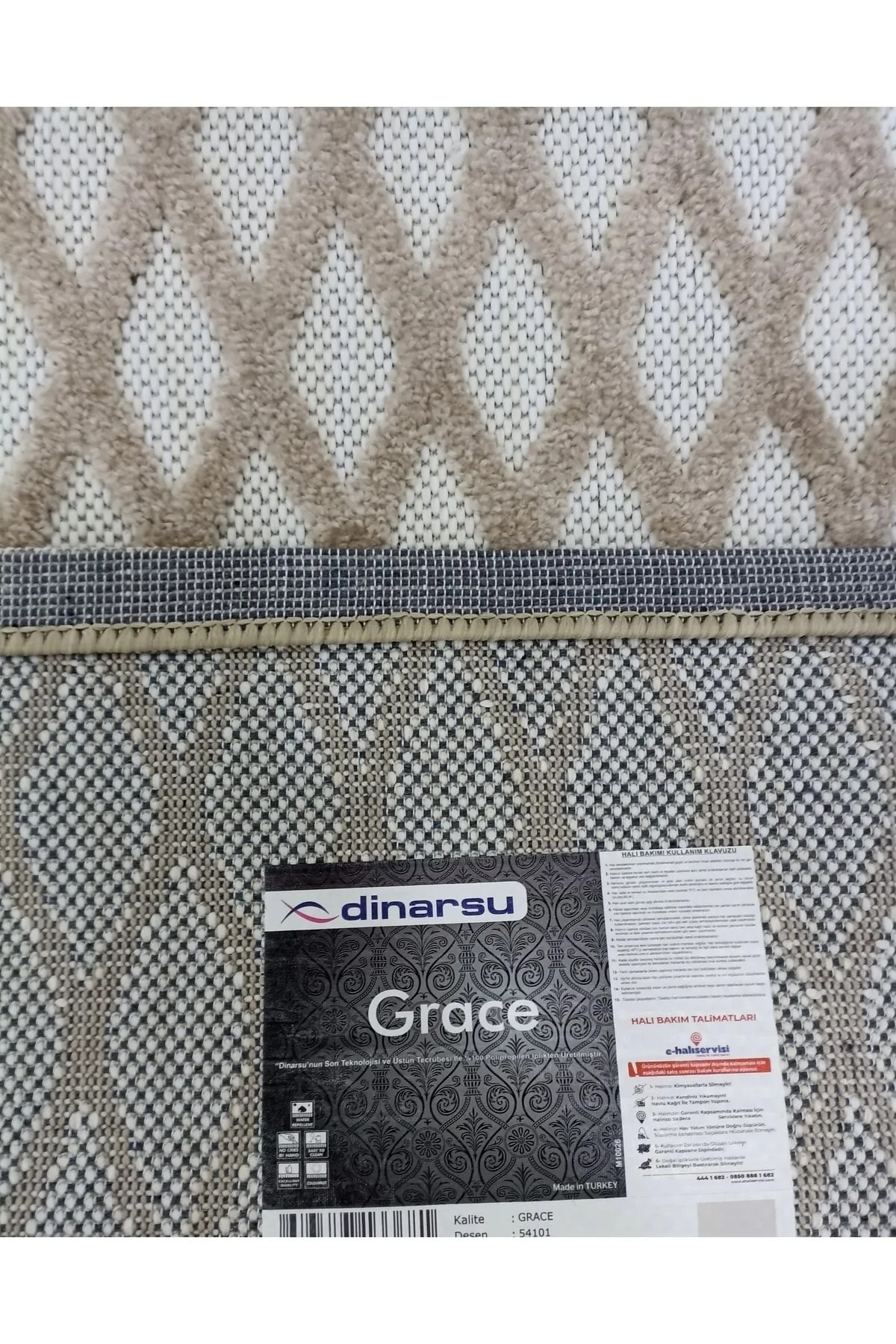 Grace 54101 270 Sisal Modern Kesme Halı Yolluk
