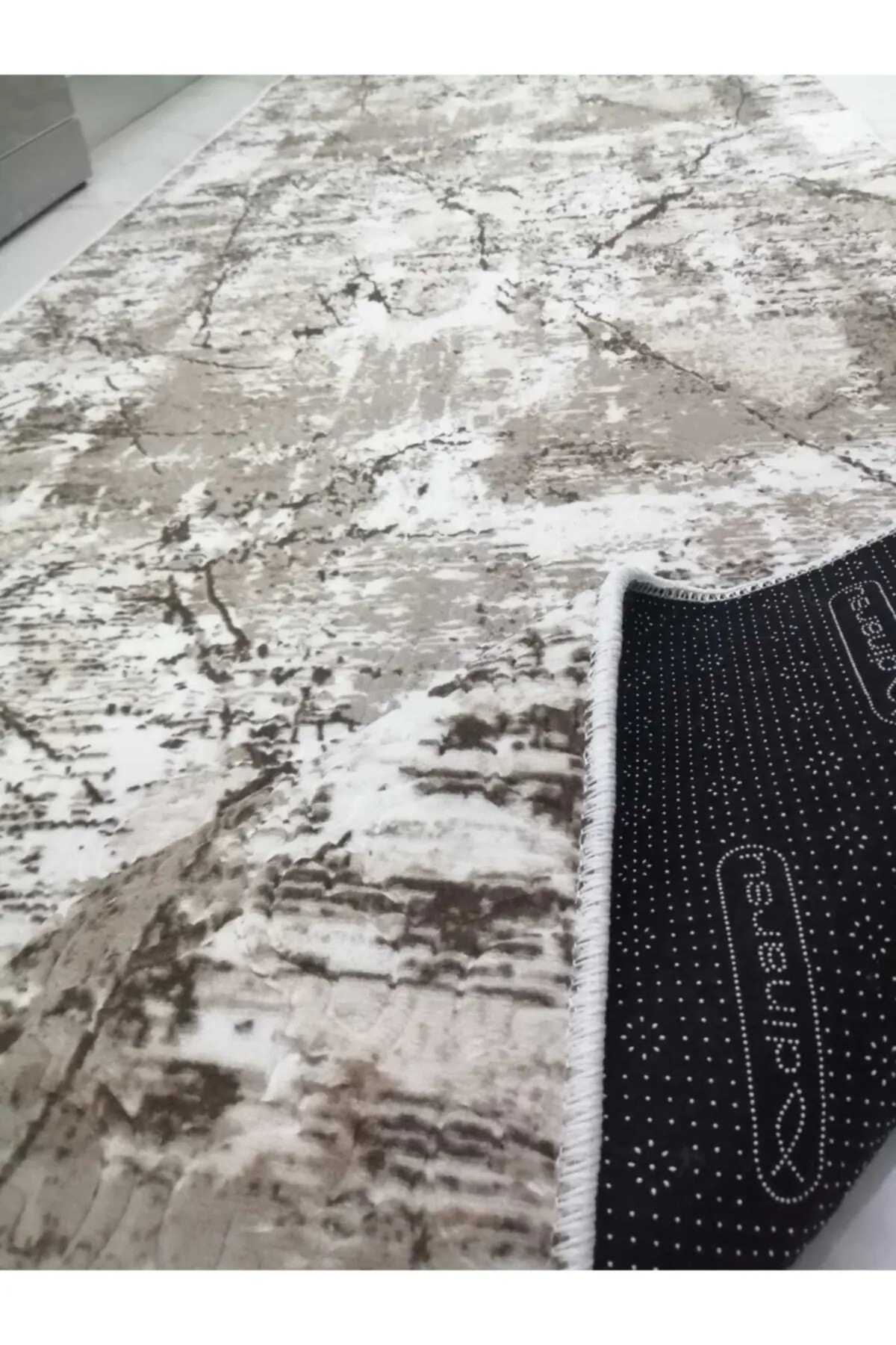 Doruk Kahve Kaymaz Taban Yıkanabilir Kesme Yolluk