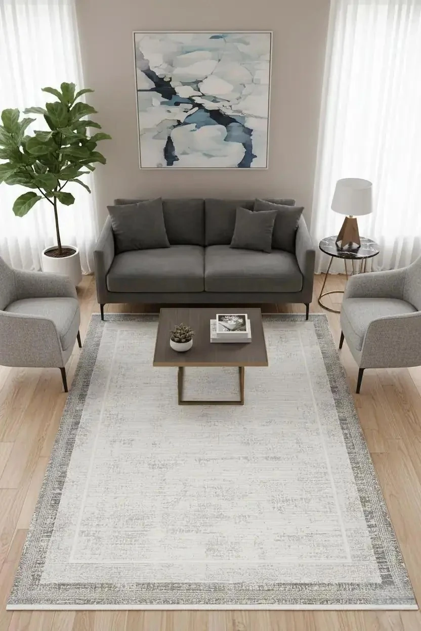 Koza Oasis Halı – Modern, Doğal Tonlu ve Konforlu