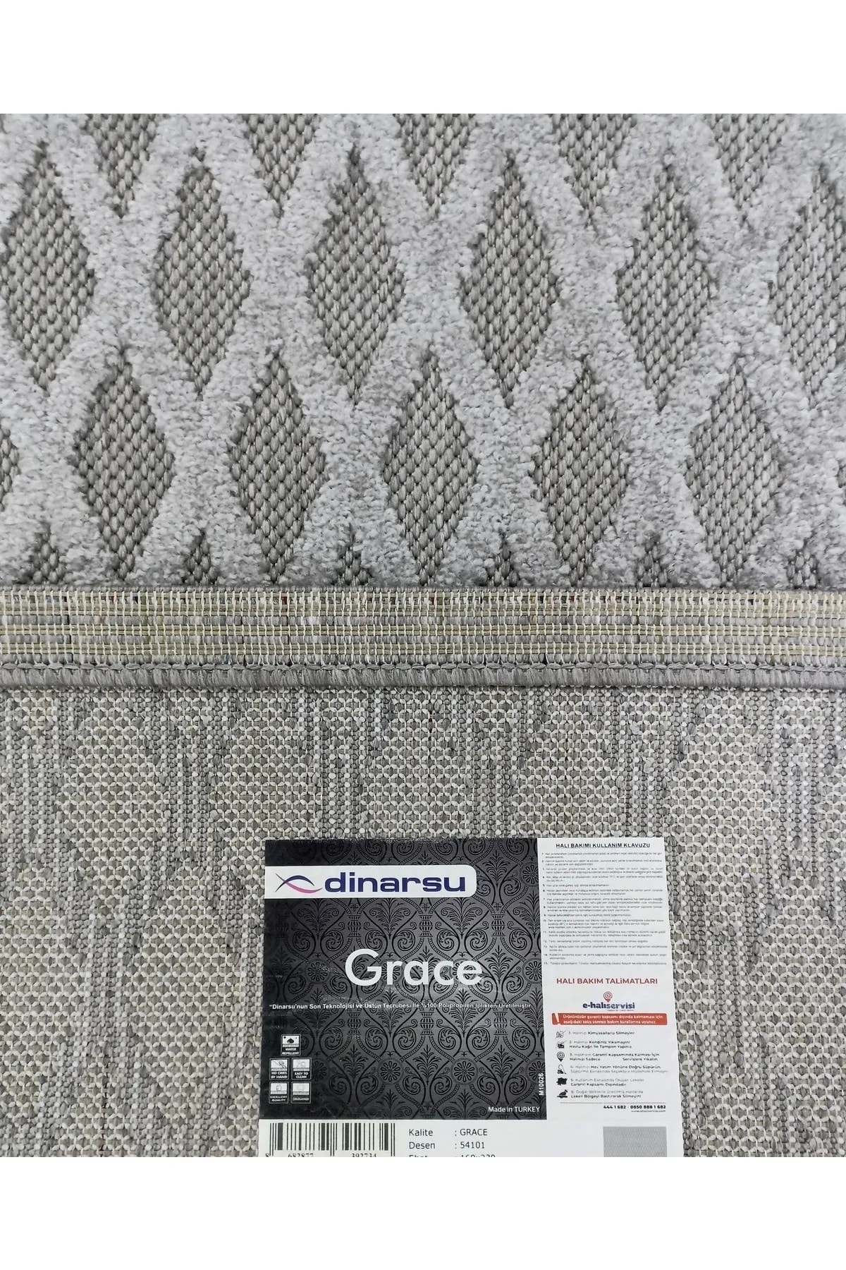 Grace 54101 295 Sisal Modern Kesme Halı Yolluk