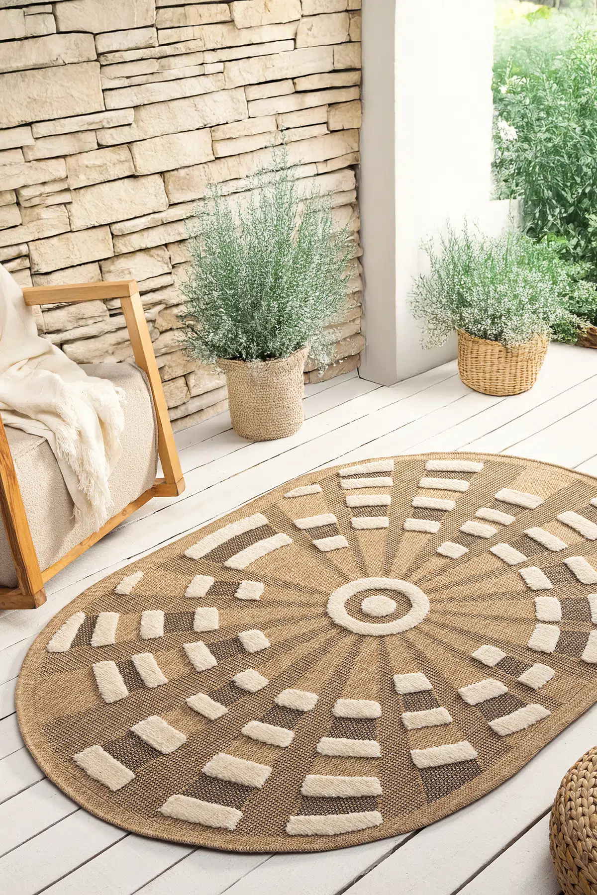 Marakeş 677 Siyah Oval