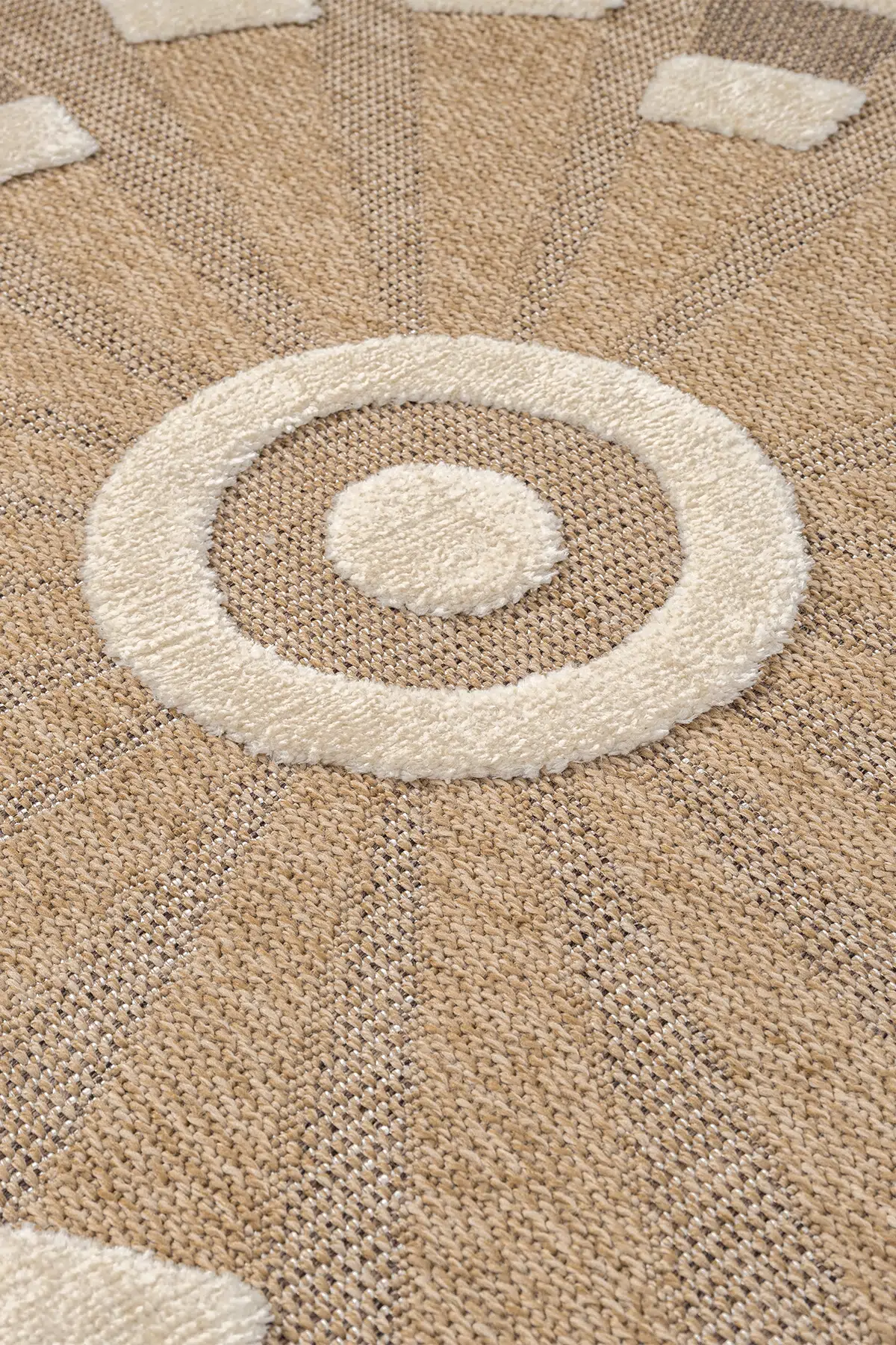 Marakeş 677 Kahve Yuvarlak