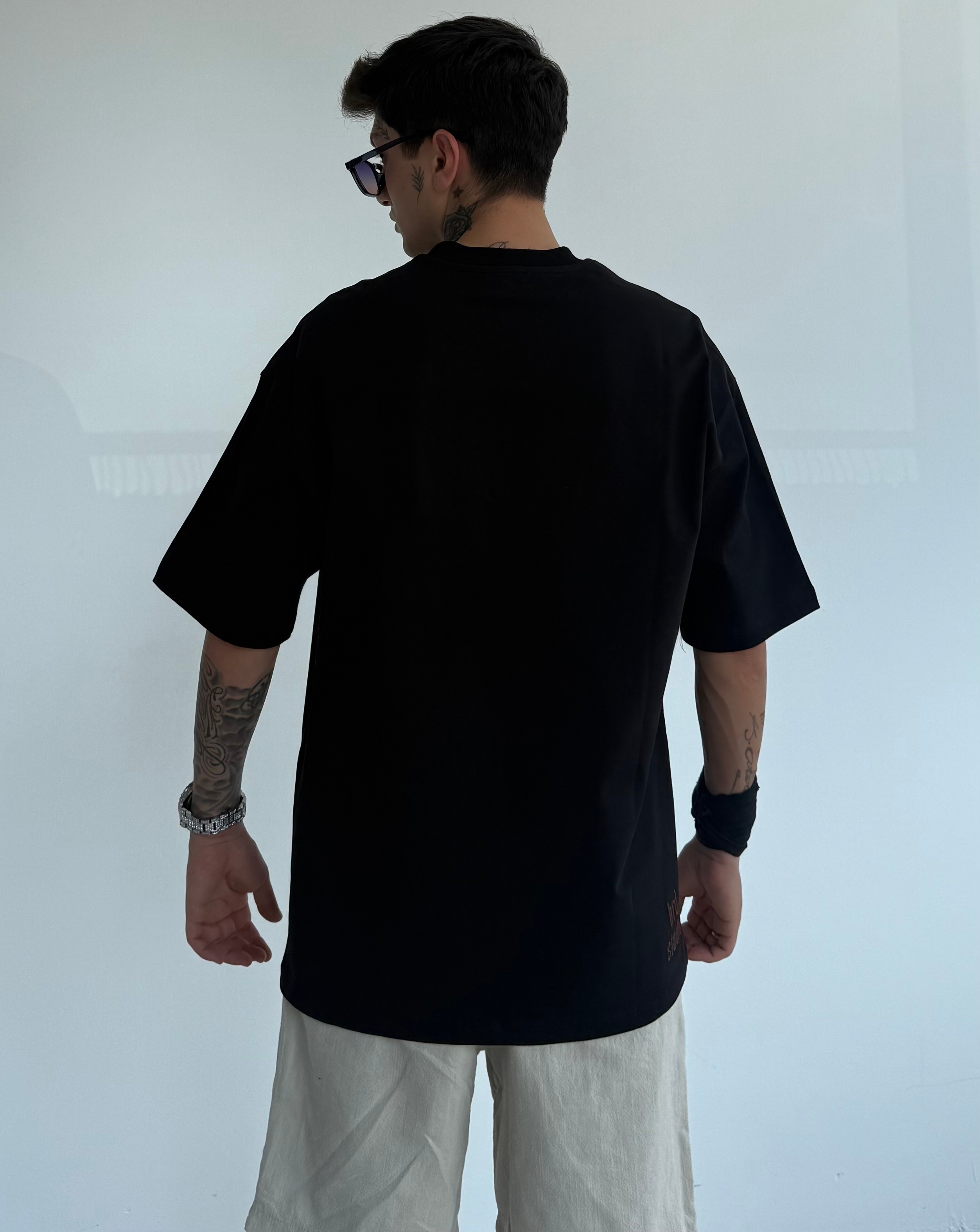 Nakışlı Oversize Premium Tişört