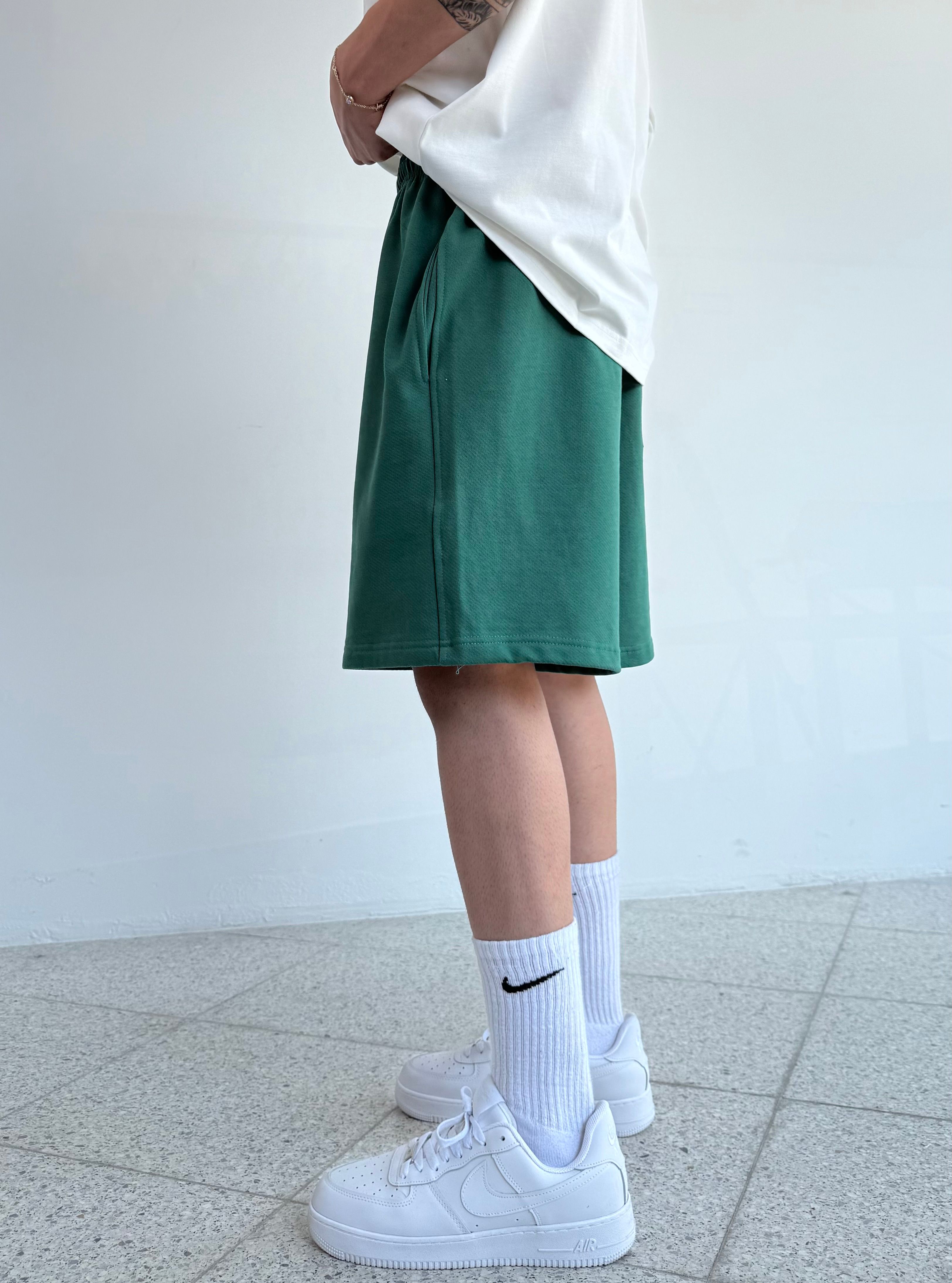 Basic İplik Oversize Şort