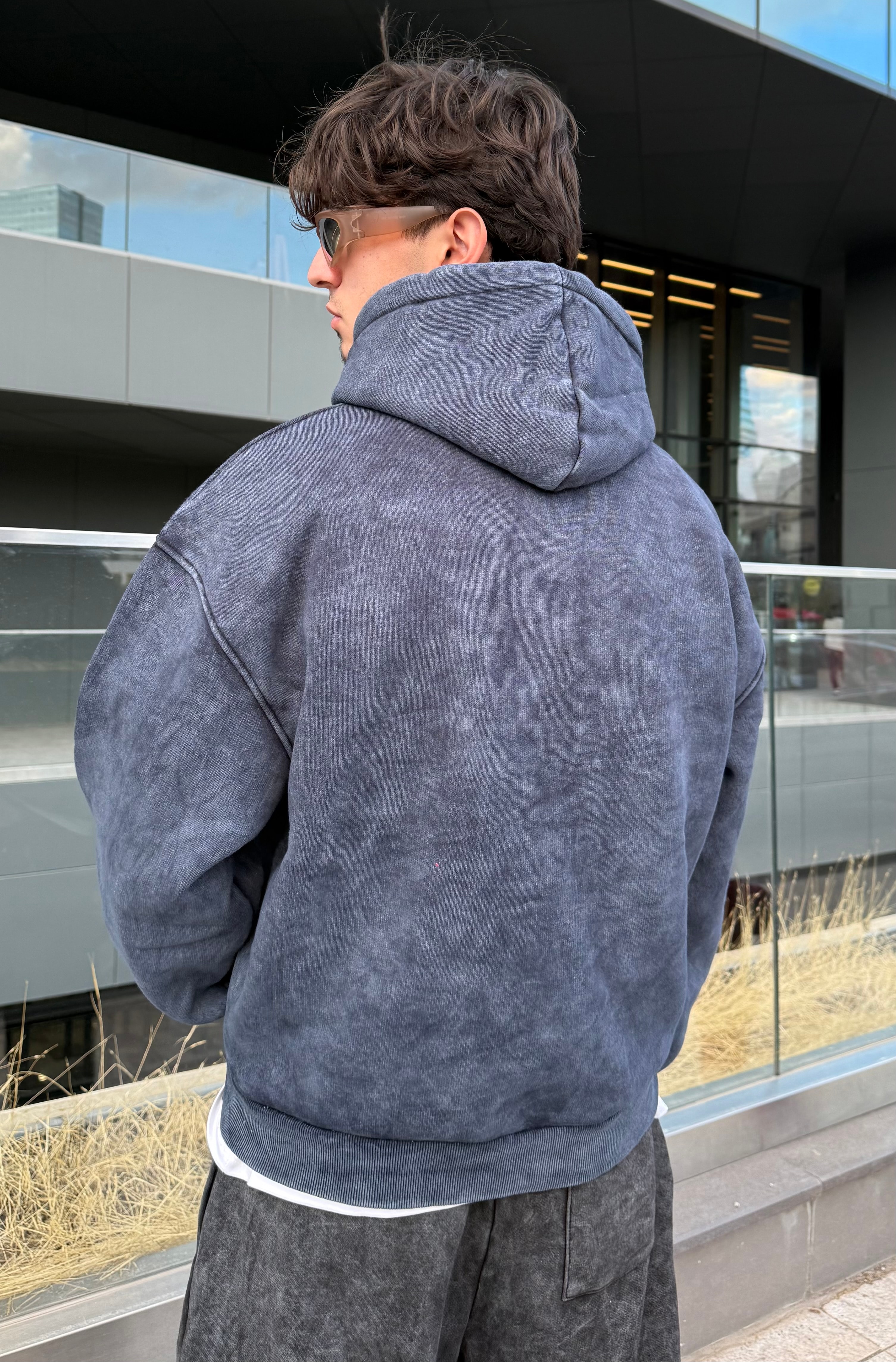 Acid Wash Andy Nakışlı Oversize Premium 