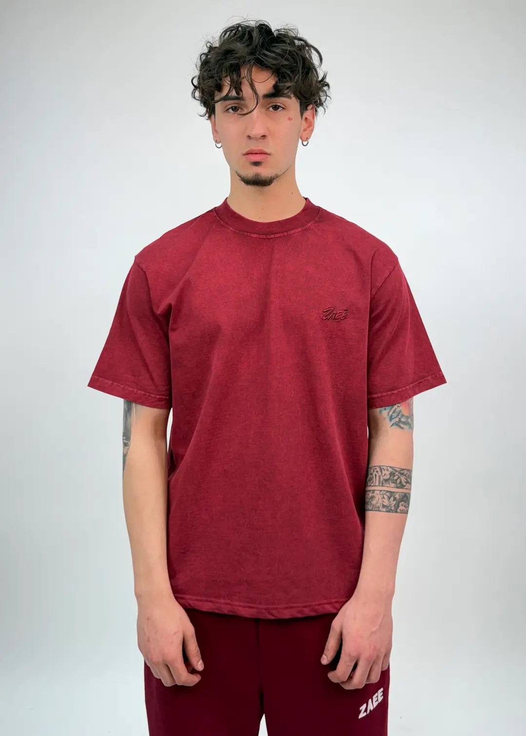 ZAEE Nakışlı Oversize Tişört