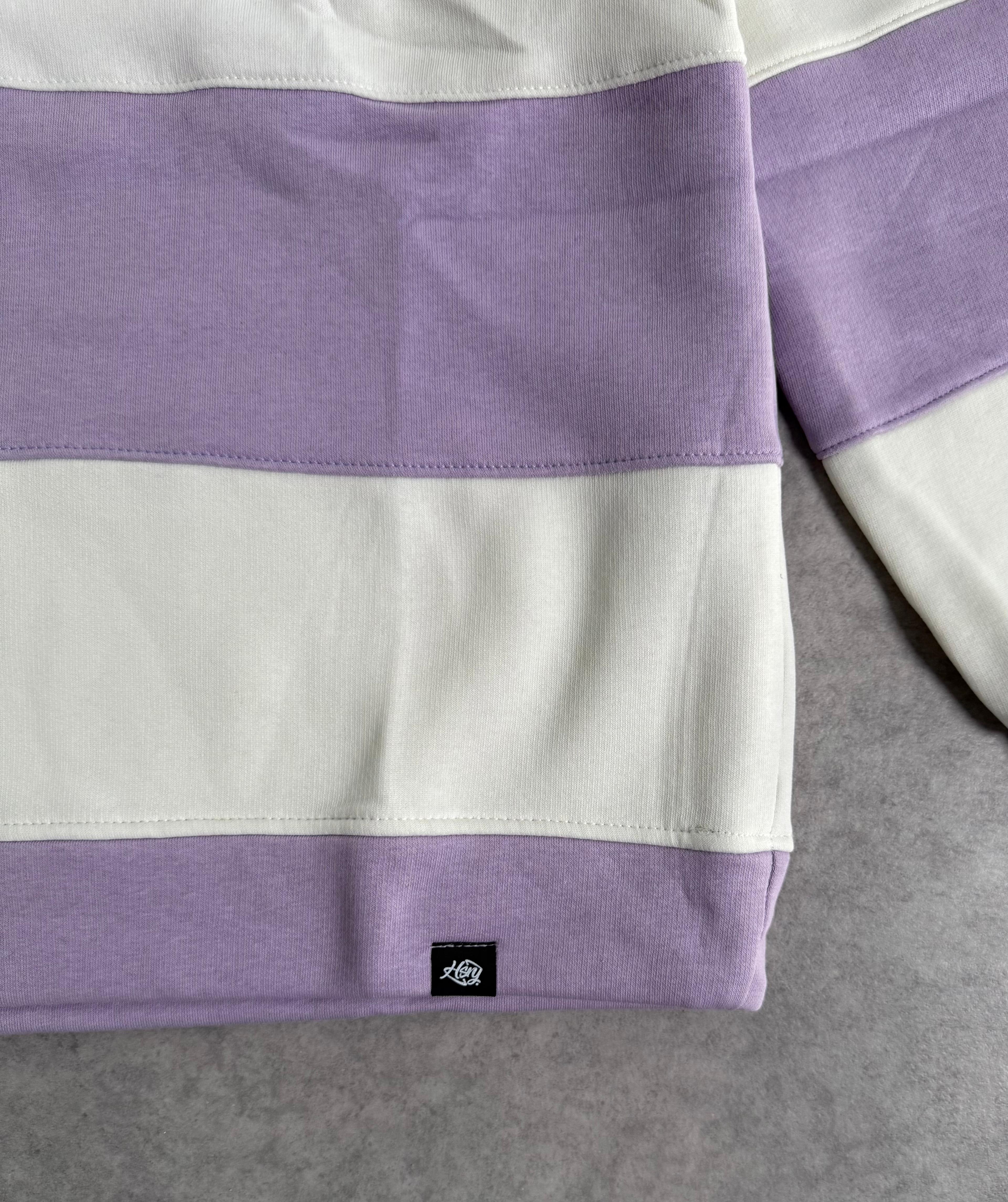 Çizgili Oversize Sweatshirt 