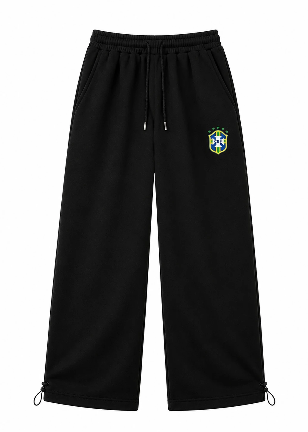 Brazil Nakışlı Ayarlanabilir Paça Baggy Eşofman Altı