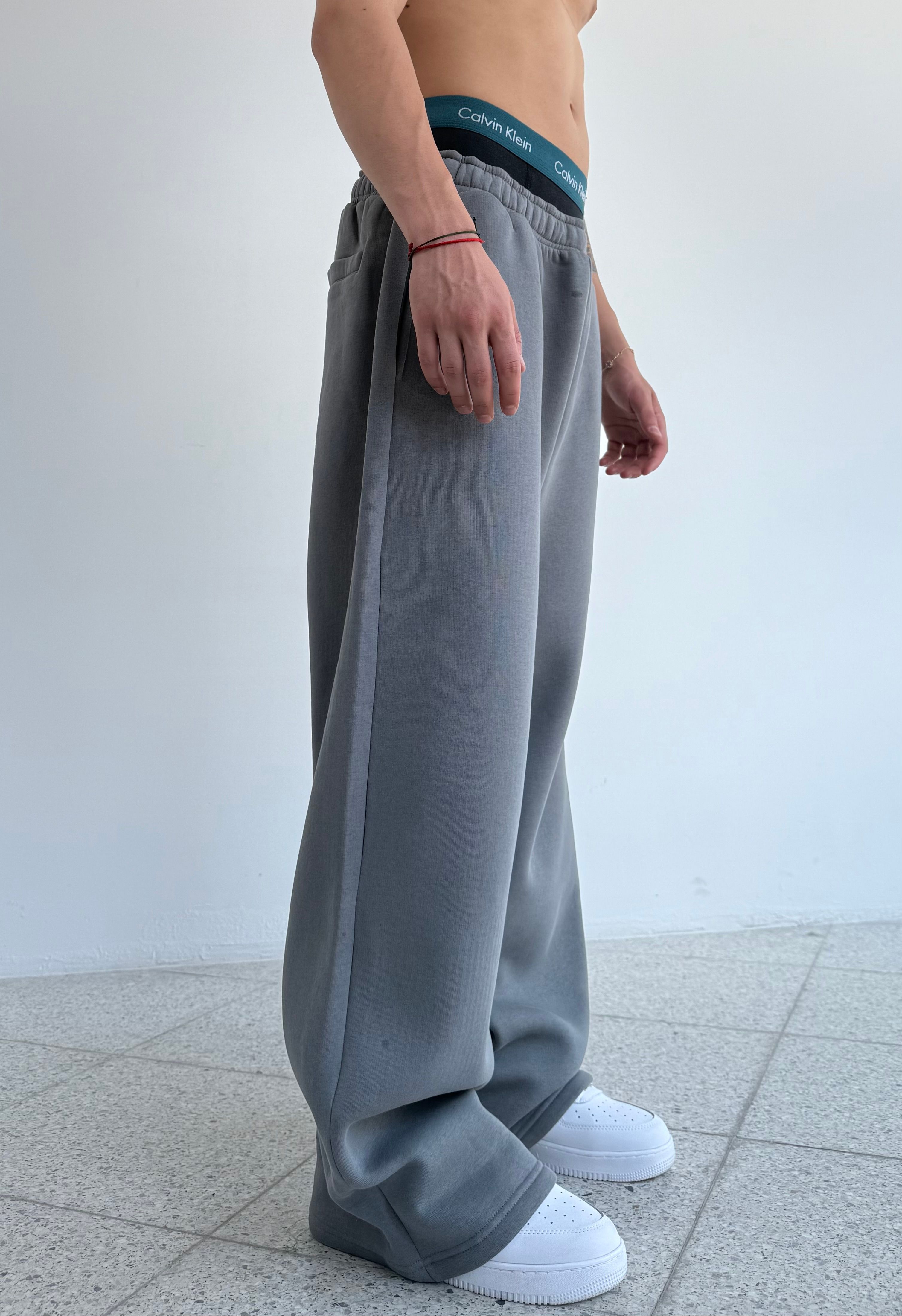 Kışlık Rev.Baskılı Oversize Eşofman Altı 