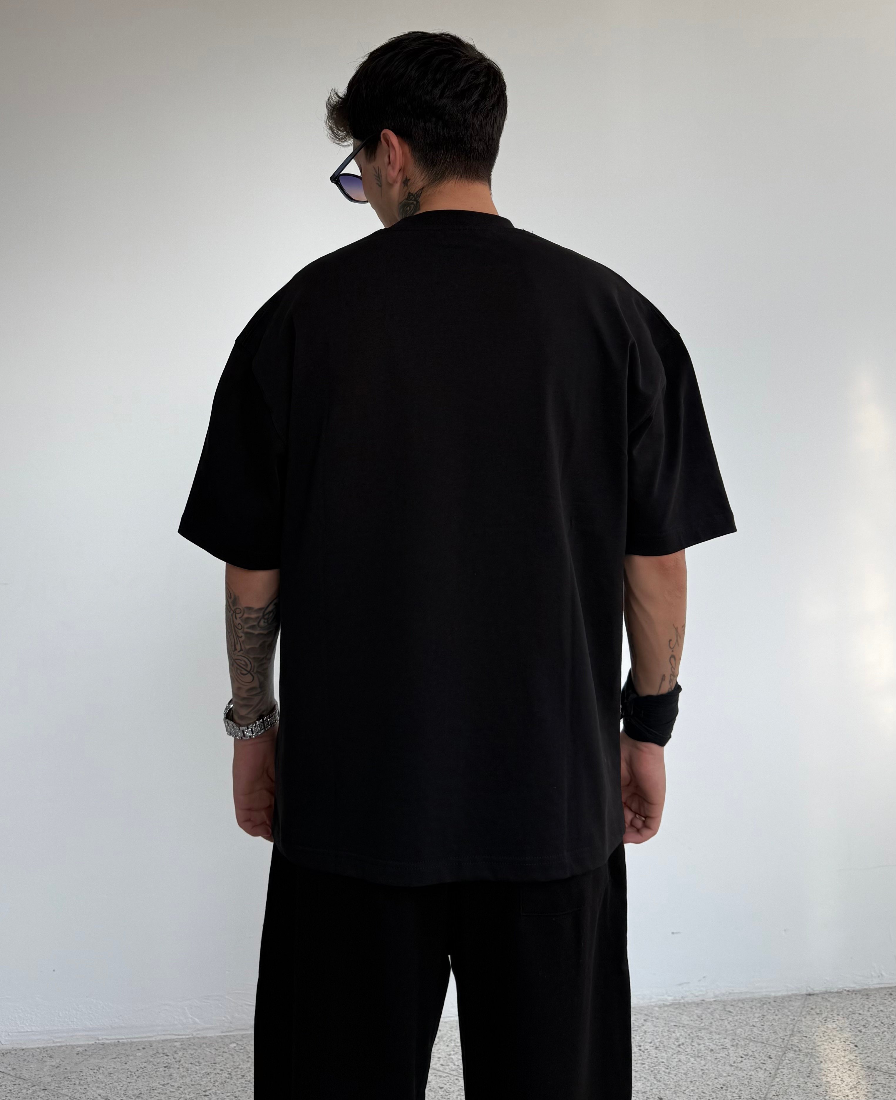 STAR STUDIO Nakışlı Oversize Tişört