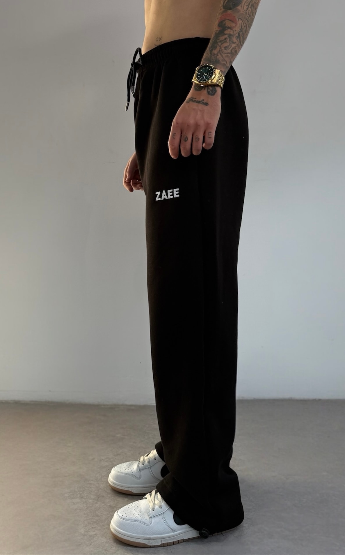 Kışlık ZAEE Nakışlı Ayarlanabilir Premium Eşofman Alt