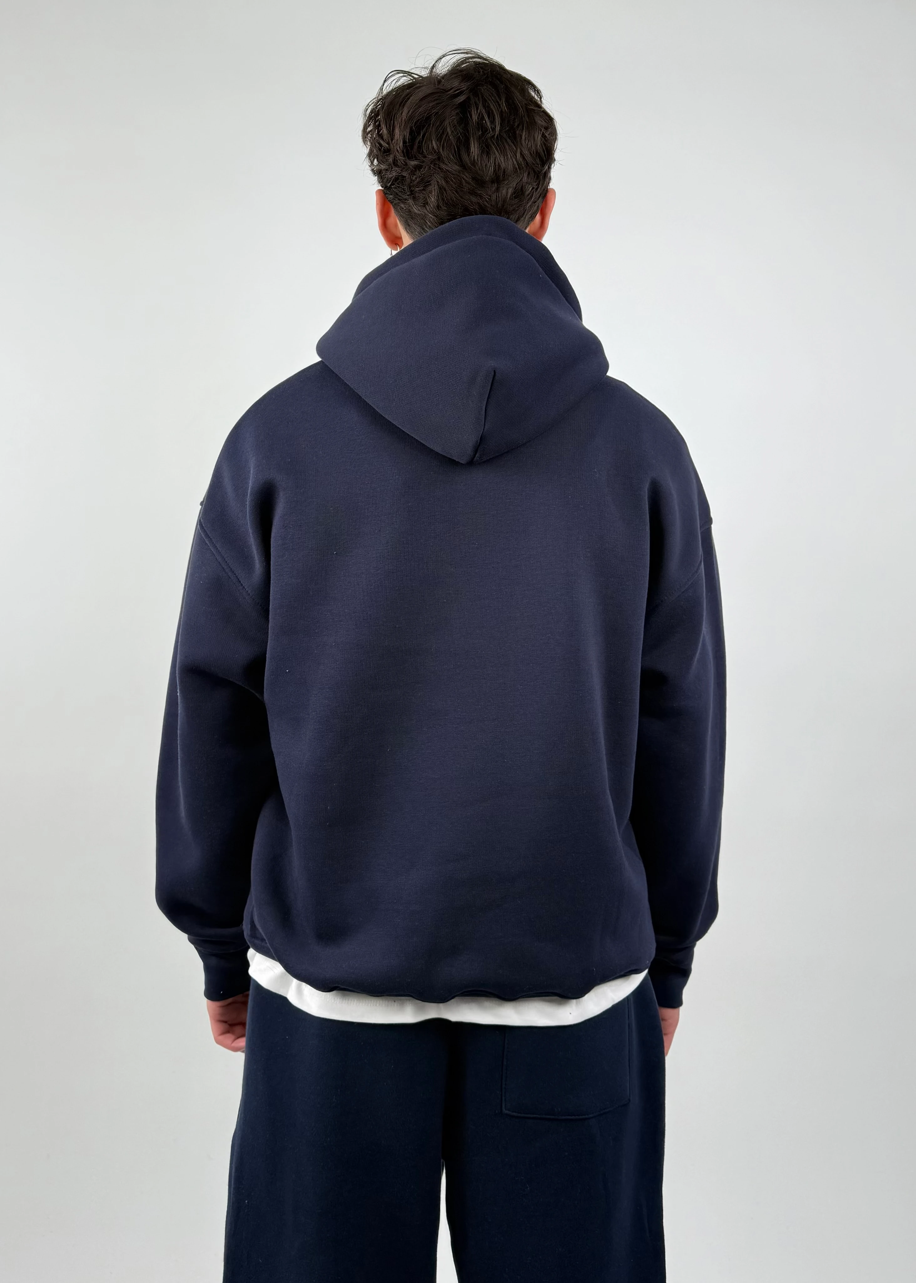 ZAEE Font Baskılı Oversize Hoodie