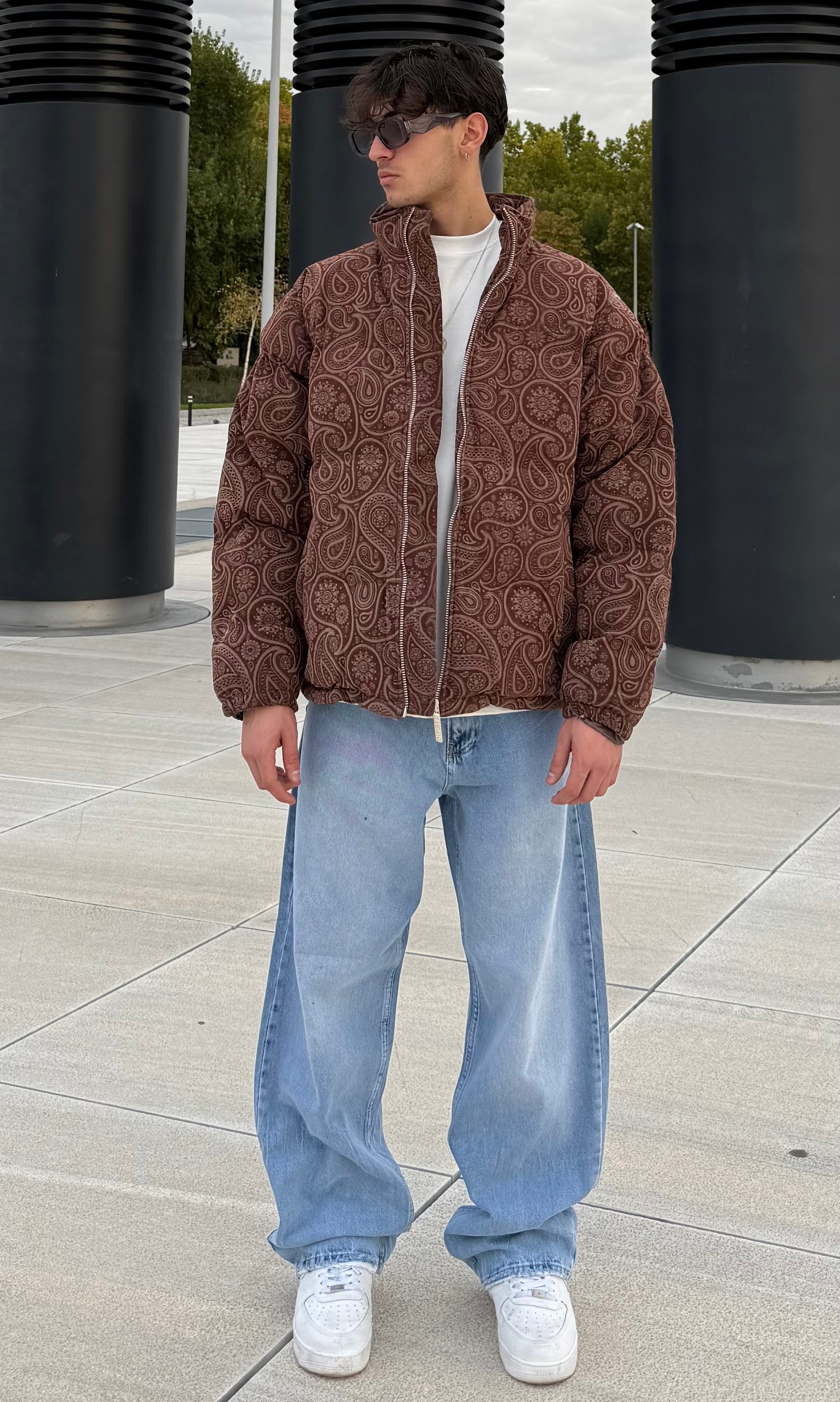 Kendinde Desenli Oversize Premium Mont 