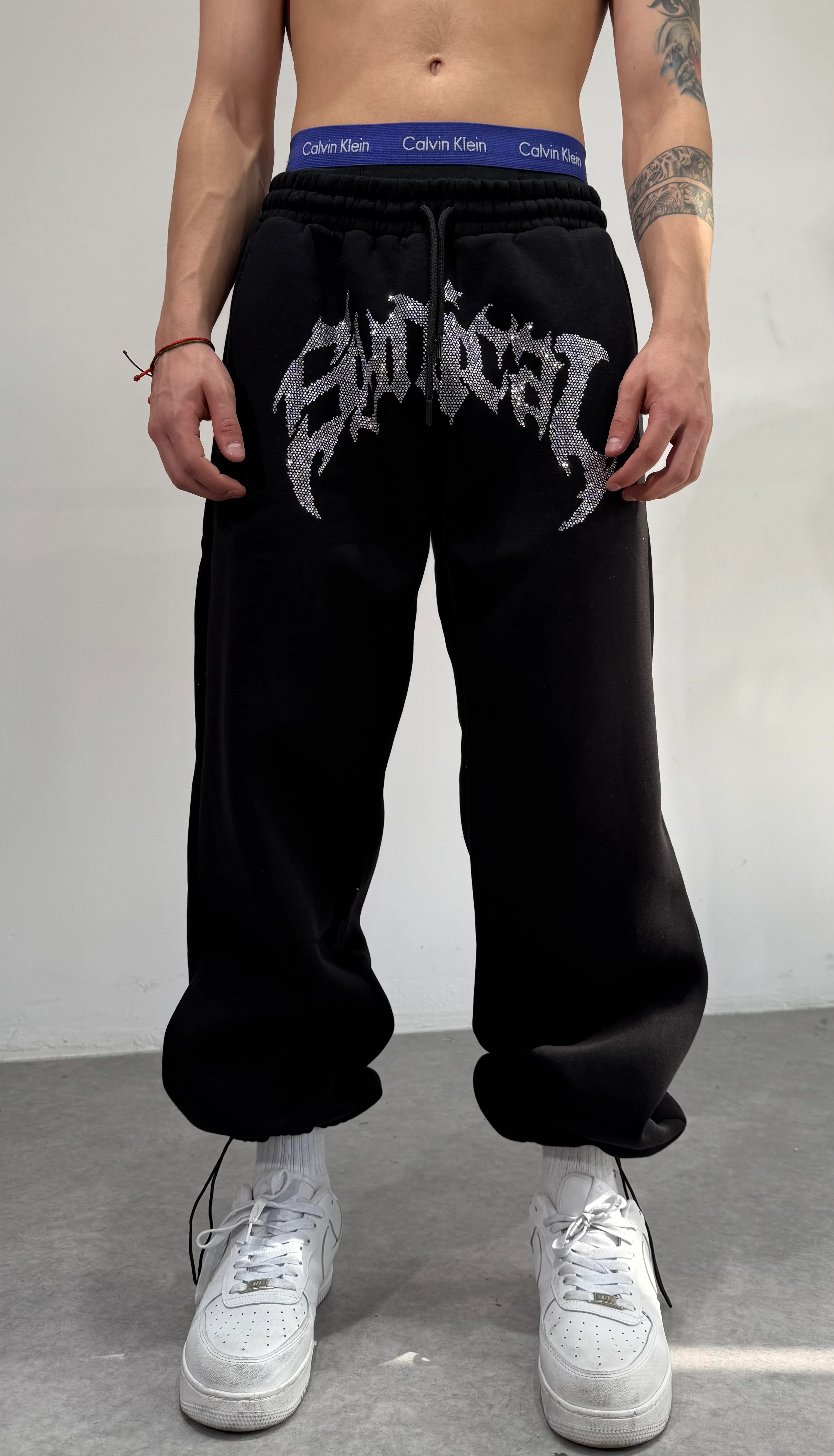 Taşlı Kanatlı Oversize Eşofman Takımı 