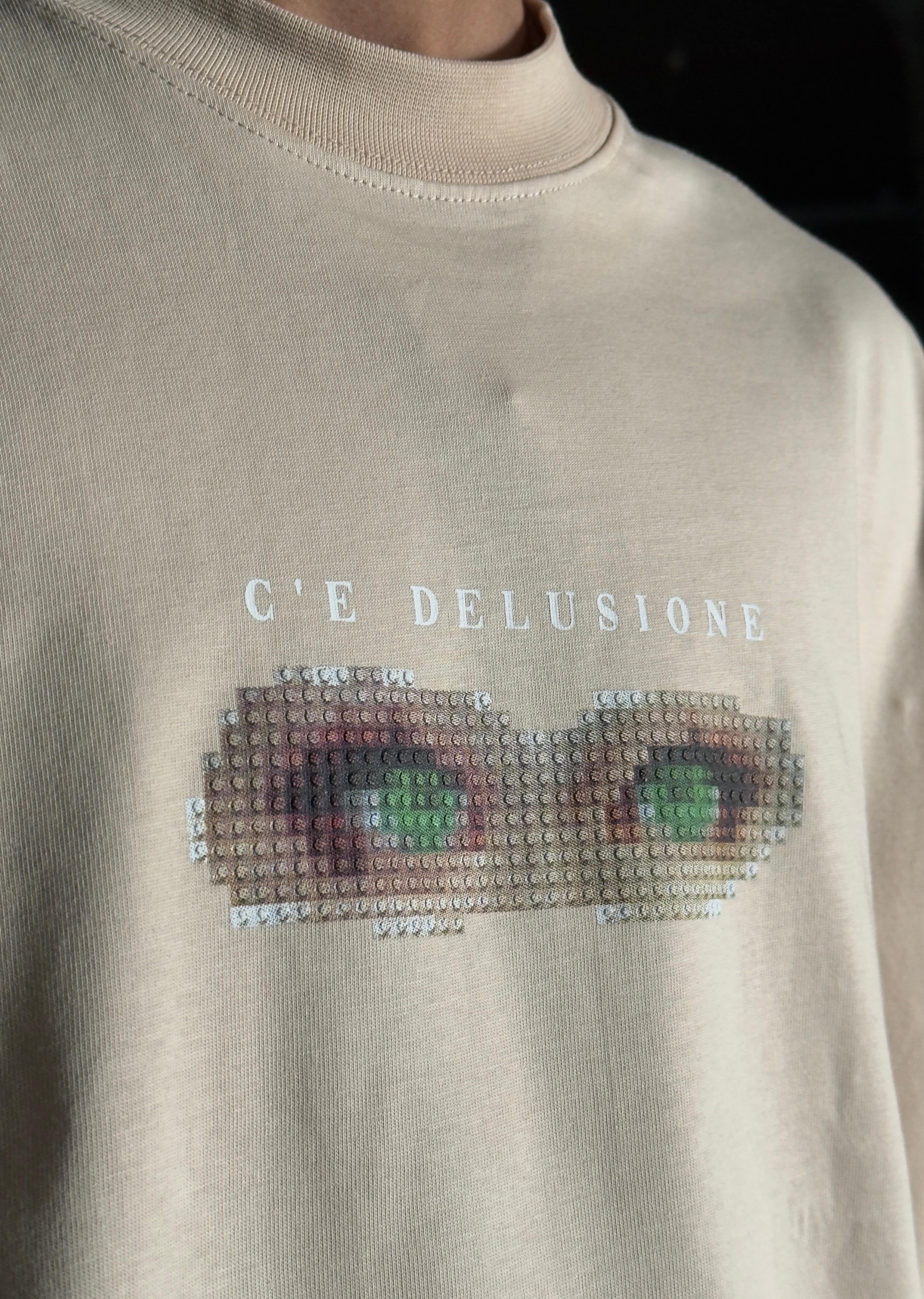 Eyes baskılı Oversize Premium Tişört