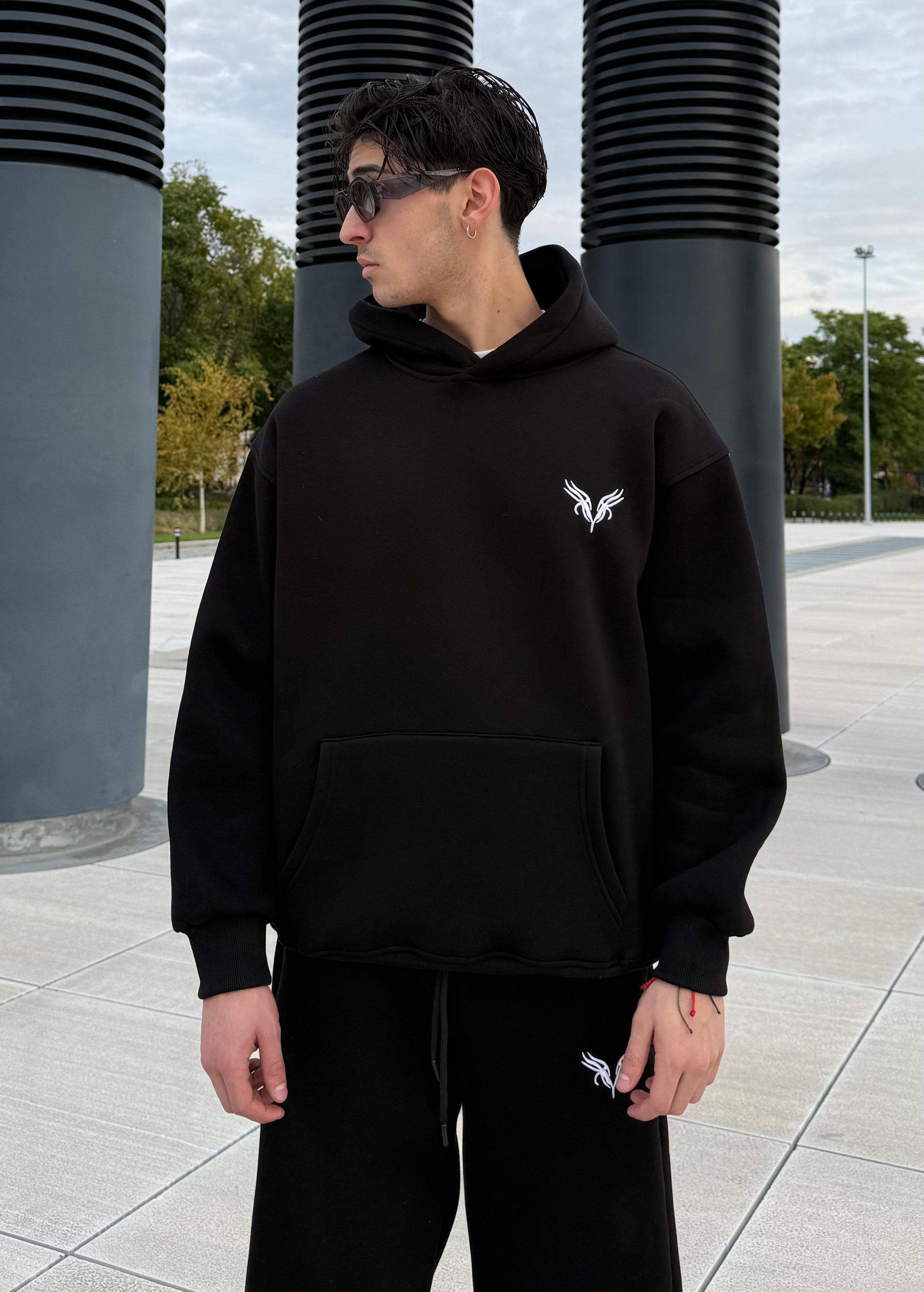VNM nakışlı Oversize Premium Sweatshirt