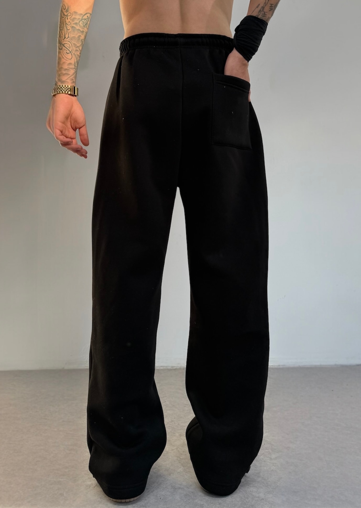 Kışlık ZAEE Nakışlı Ayarlanabilir Premium Eşofman Alt