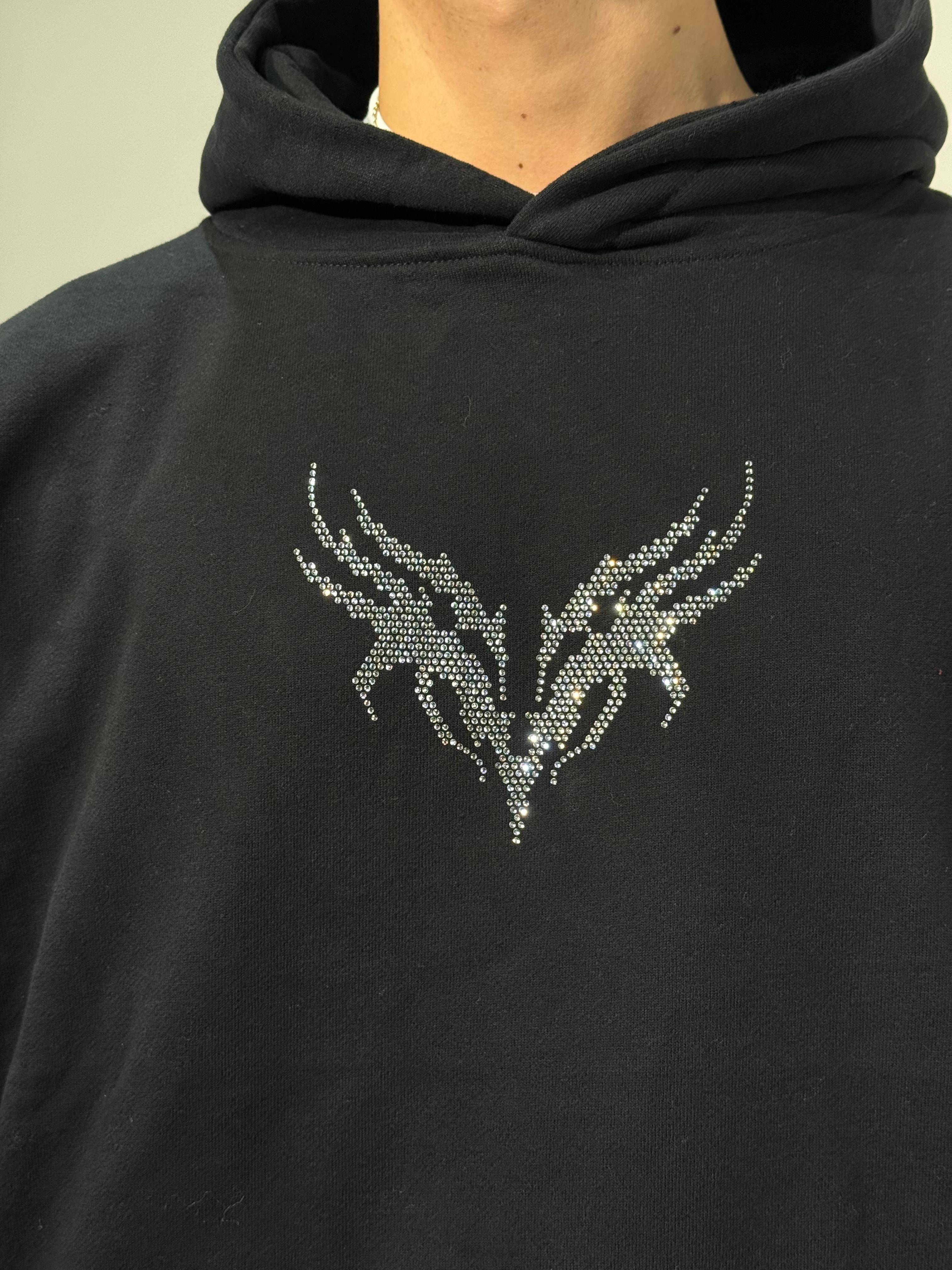 VNM Taşlı Oversize Sweatshirt