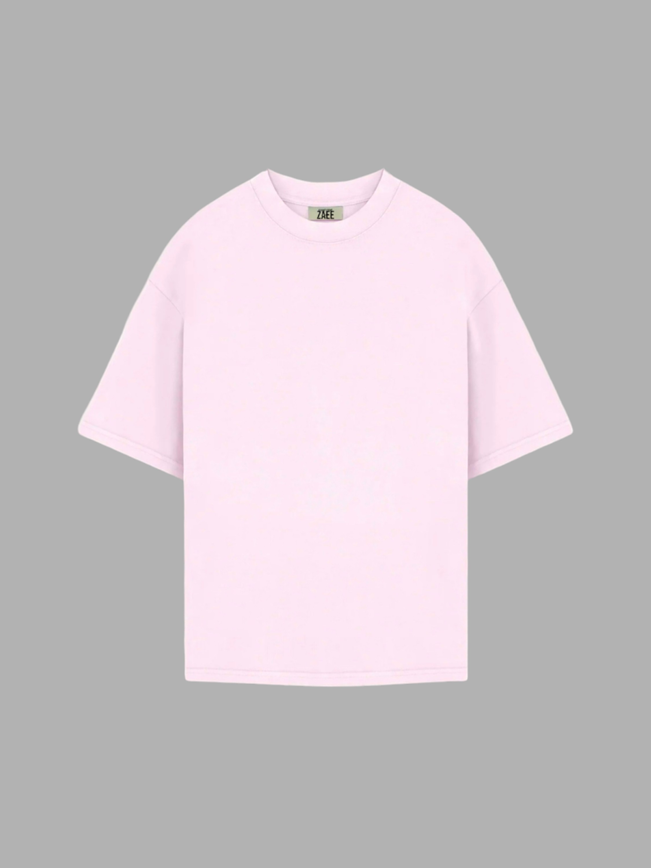 Oversize Basic Tişört - Pembe