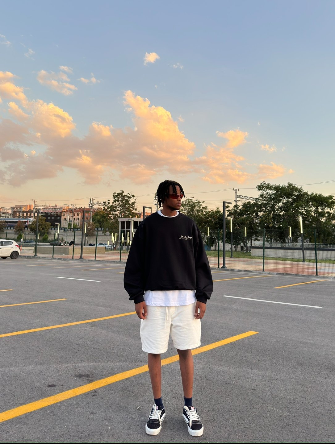 VNQSH Baskılı Oversize Sweat