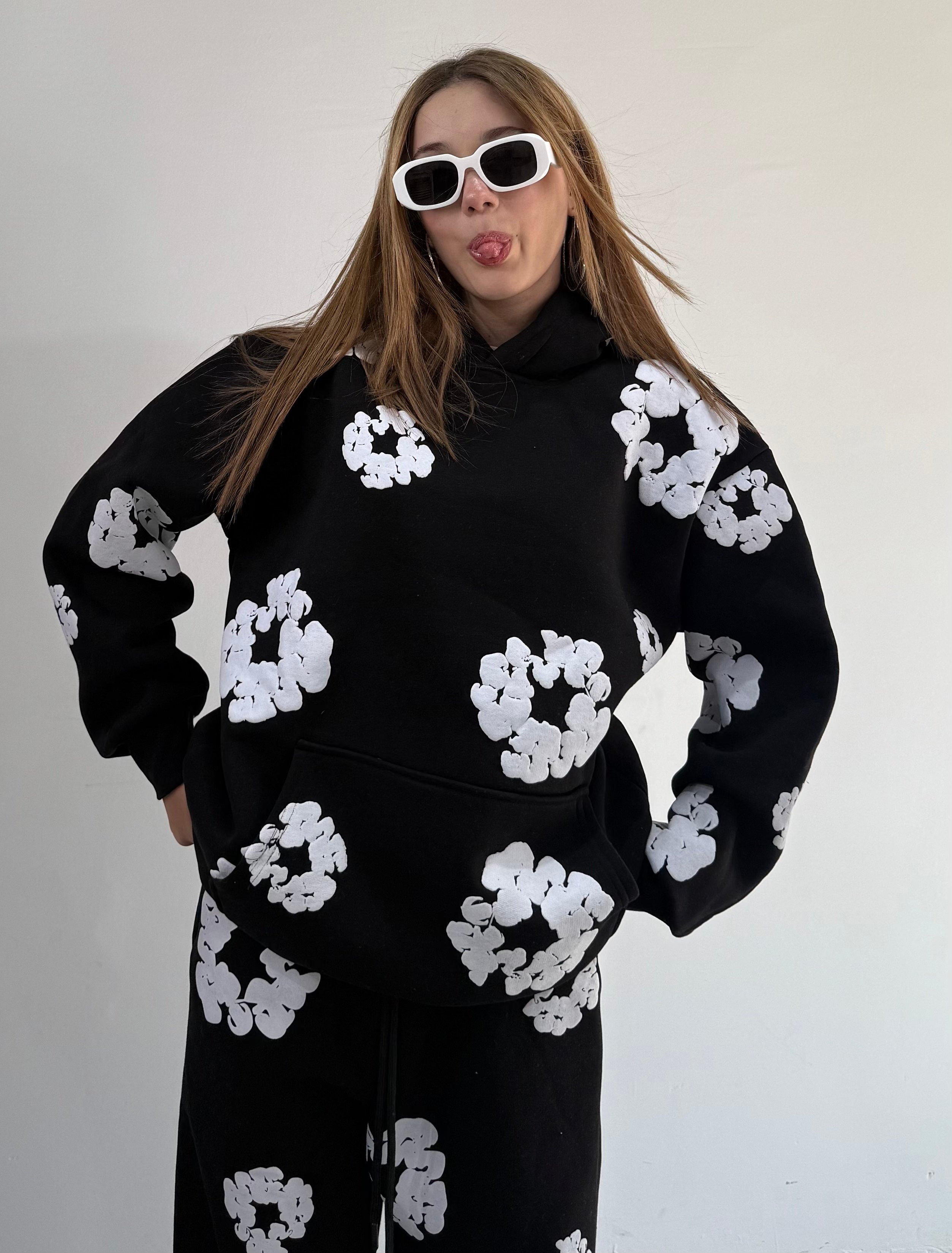 D.Tears Baskılı Oversize Eşofman Takımı 